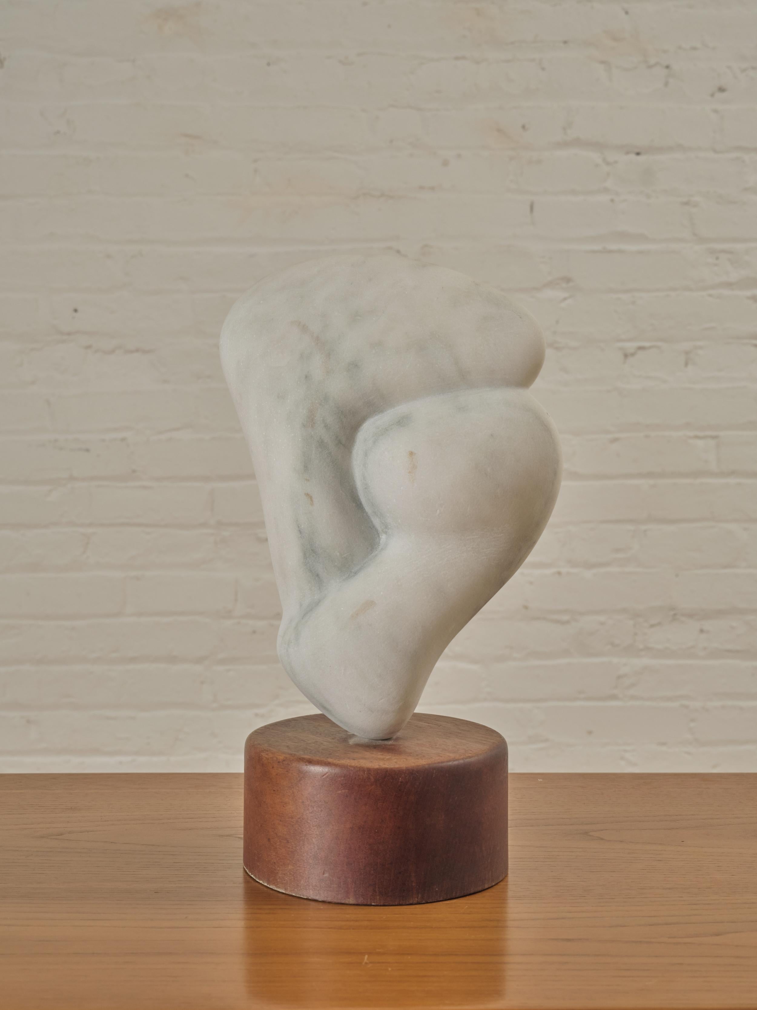 French Biomorphic Stone Sculpture For Sale