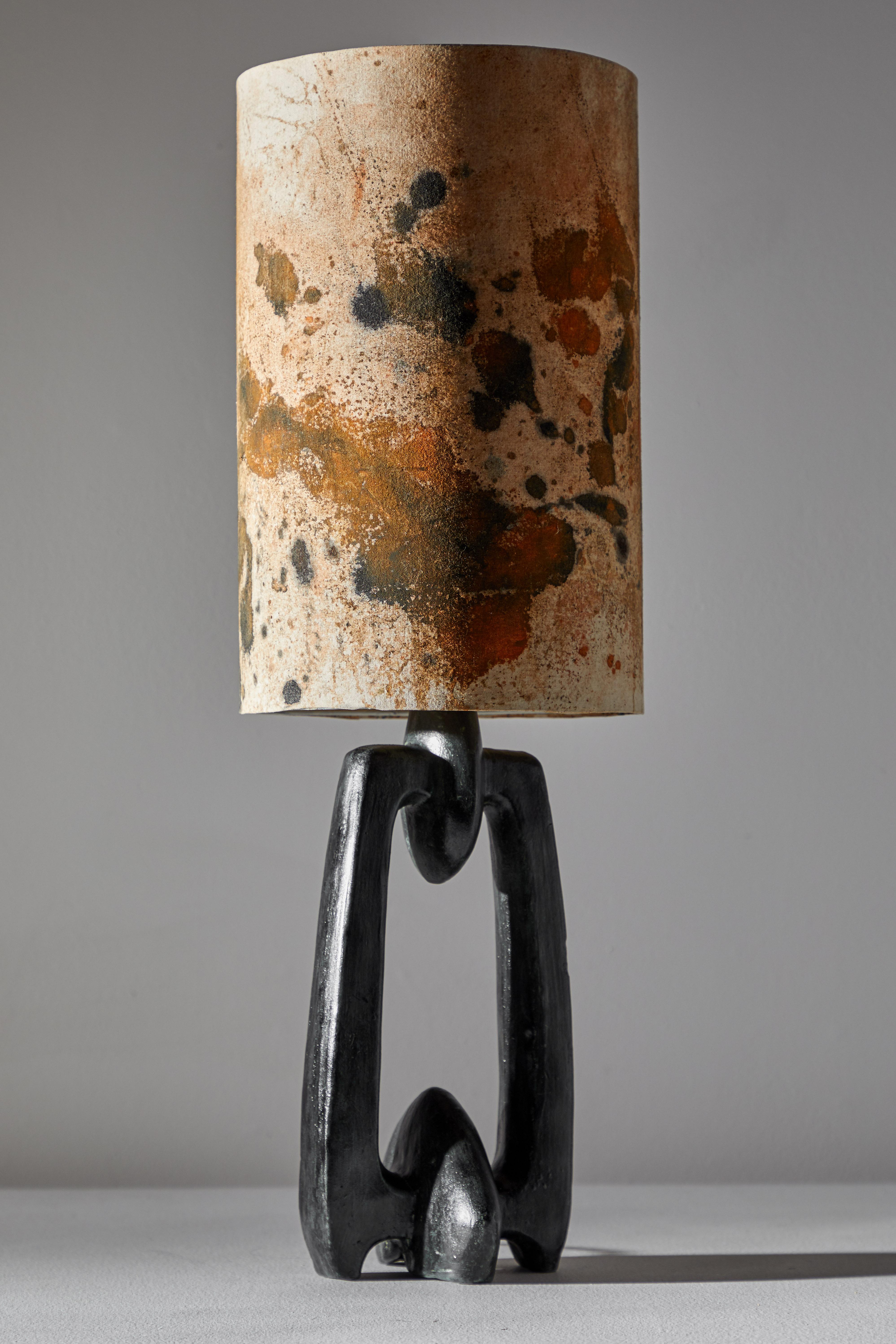 Biomorphic Table Lamp In Distressed Condition In Los Angeles, CA