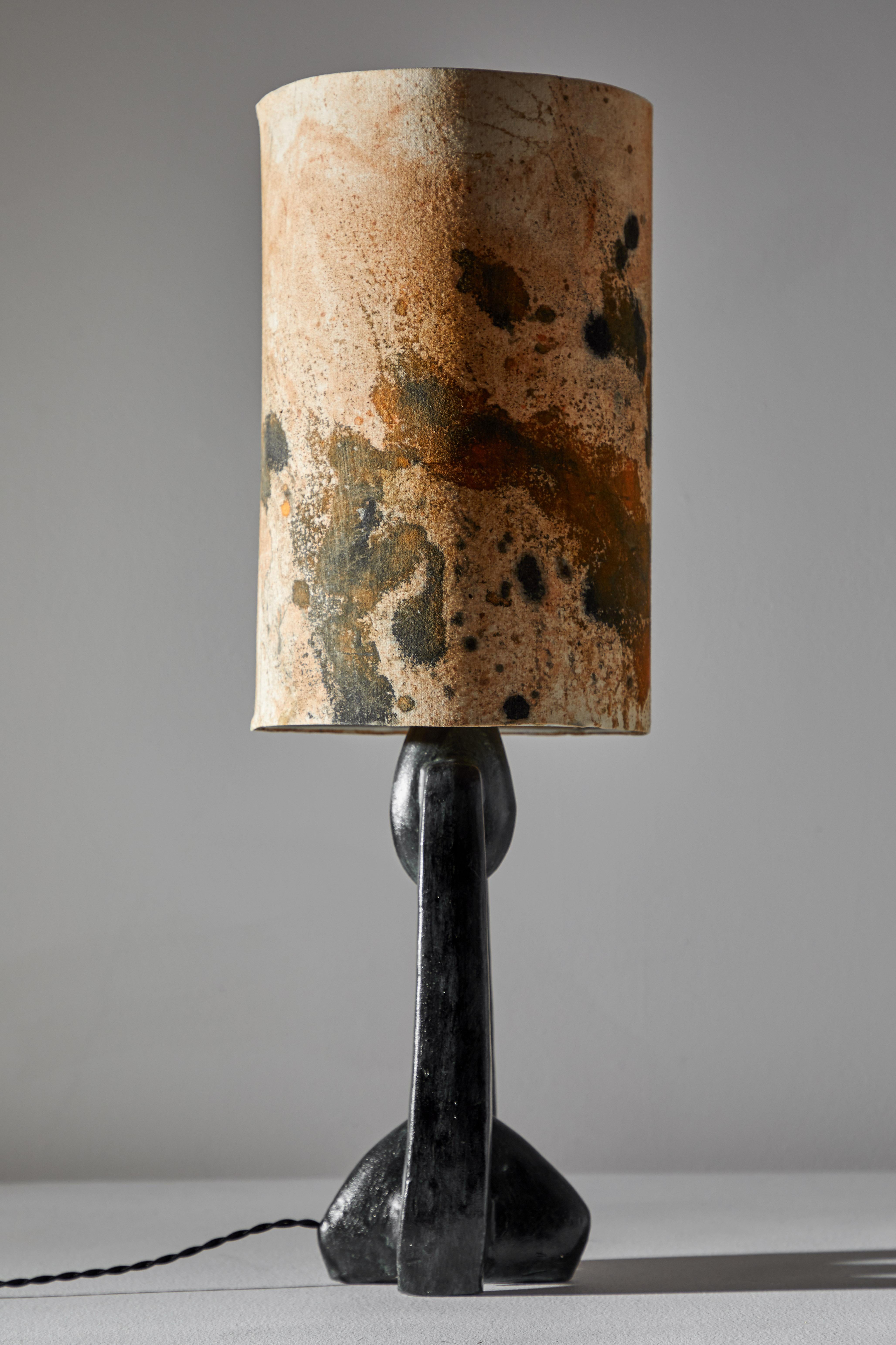 Ceramic Biomorphic Table Lamp