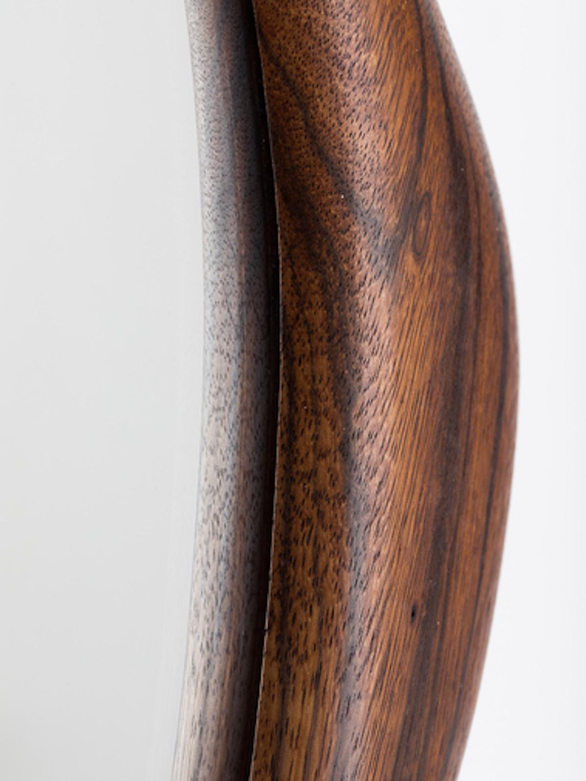 American Biomorphic Wood Mirror