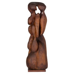 Biomorphic Wood Sculpture by Wendell Upchurch