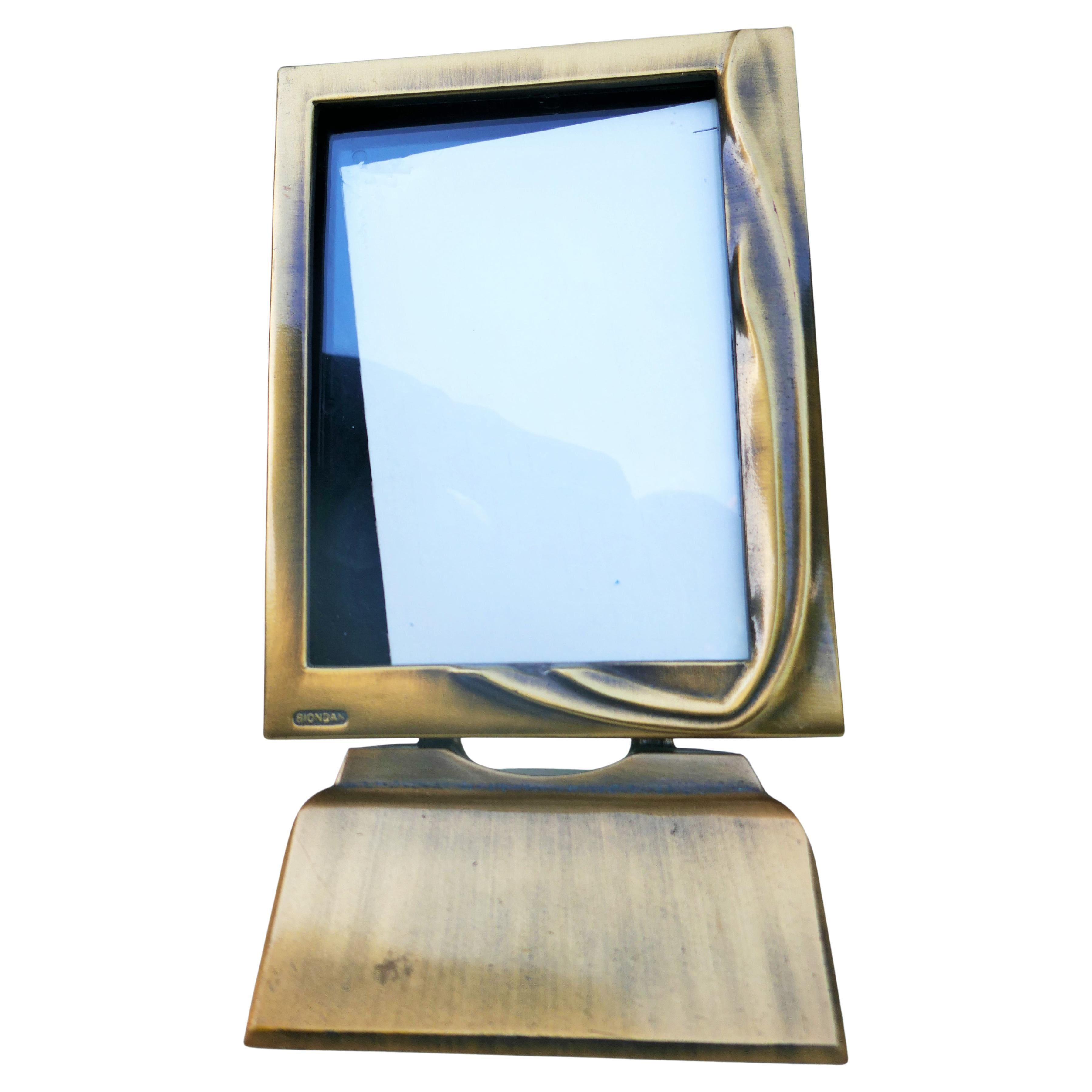 Biondan Fotorahmen, möglicherweise vergoldete Bronze (Italian) im Angebot