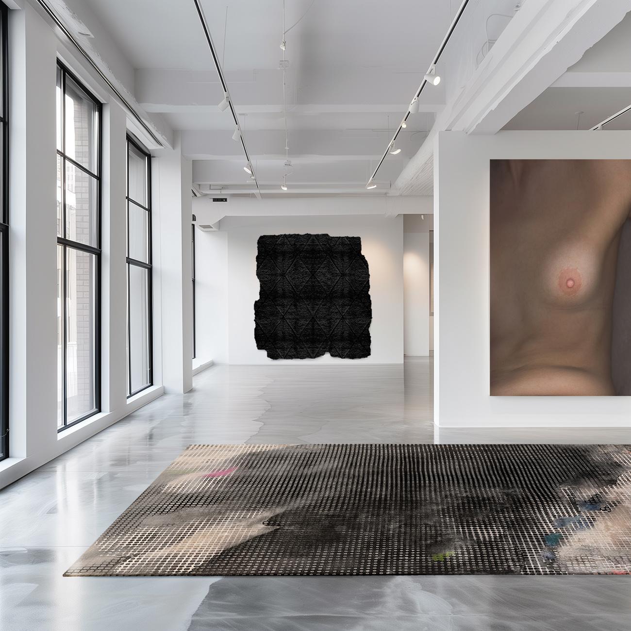 Biondi Di Abola Vigne Rug by Atelier Bowy C.D. In New Condition For Sale In Geneve, CH