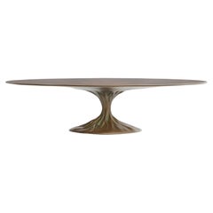 Biophilic Dining Table by Albino Miranda in Walnut Root Wood, Customizable