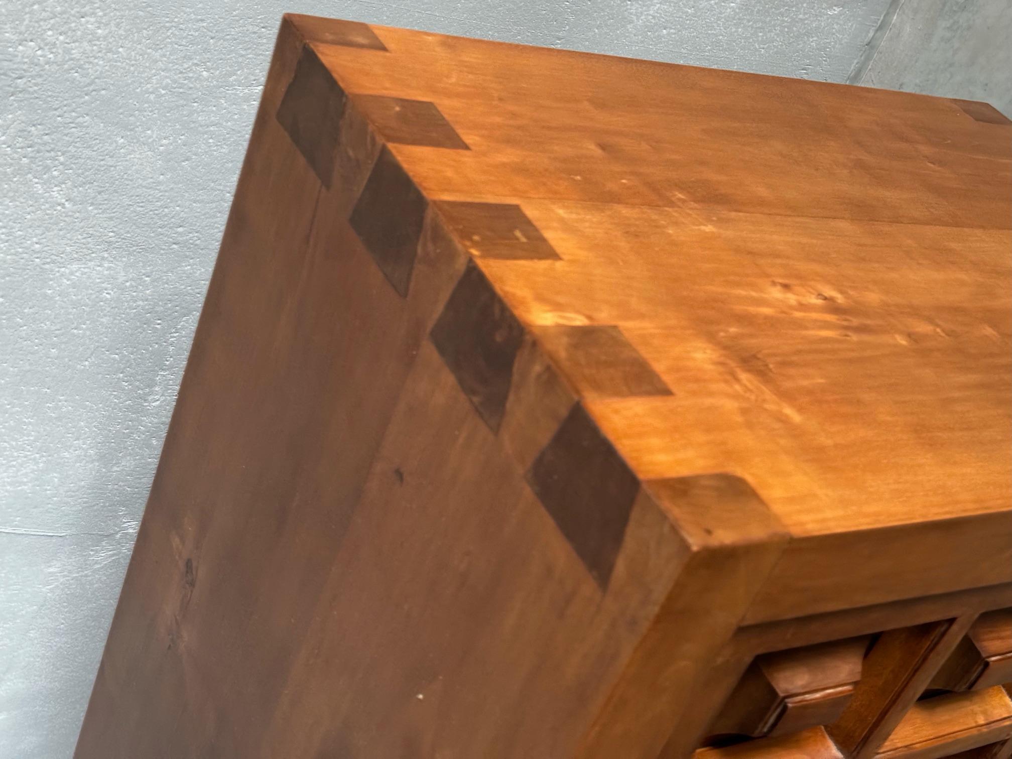 Pine Biosca Brutalist Design Credenza, Spain, 1950s