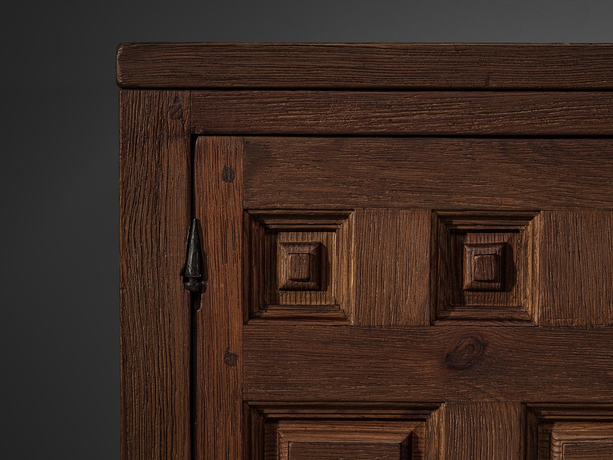 Biosca Spanish Sideboard in Stained Pine For Sale 5