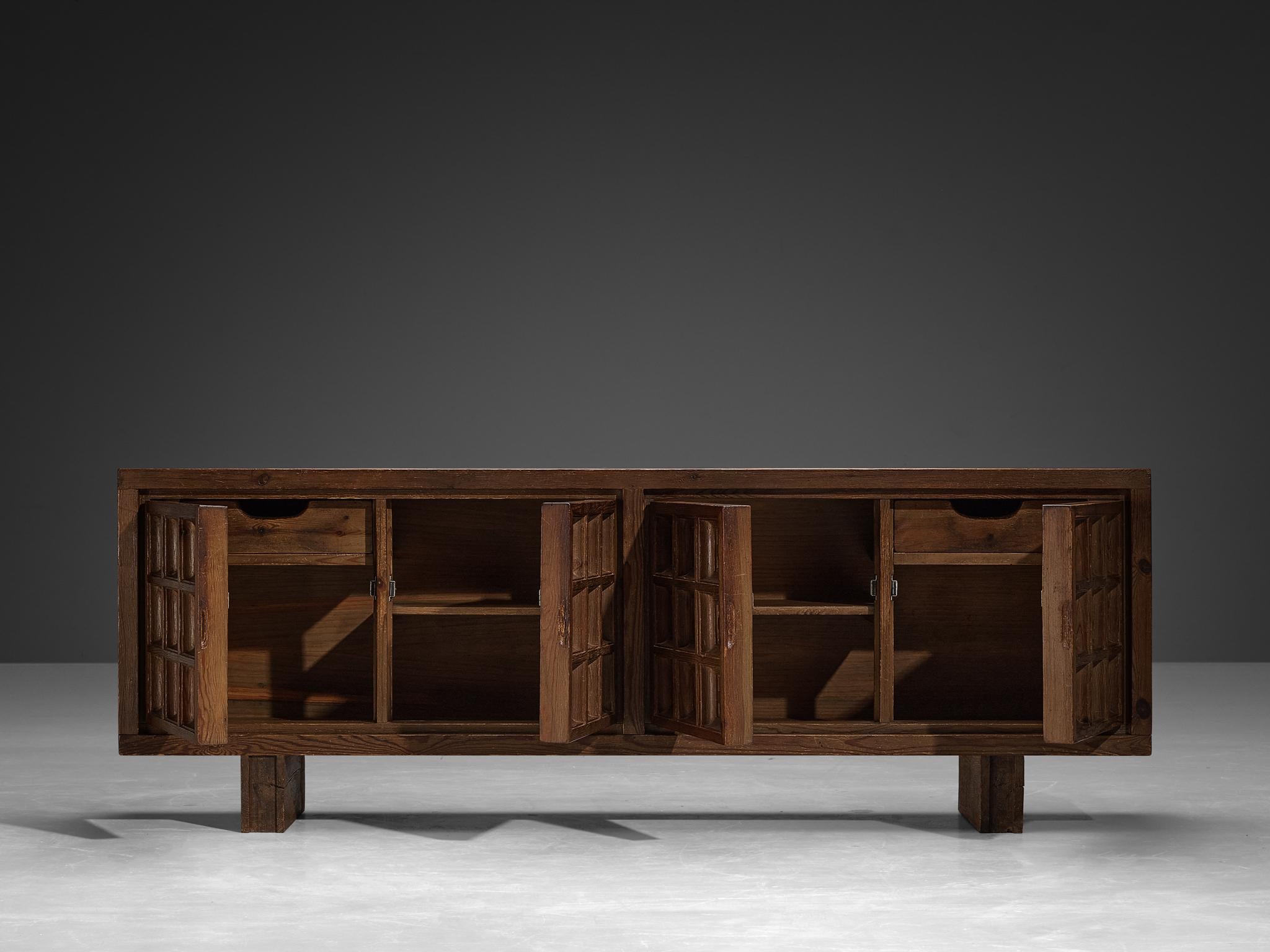 Biosca Spanish Sideboard in Stained Pine  For Sale 6