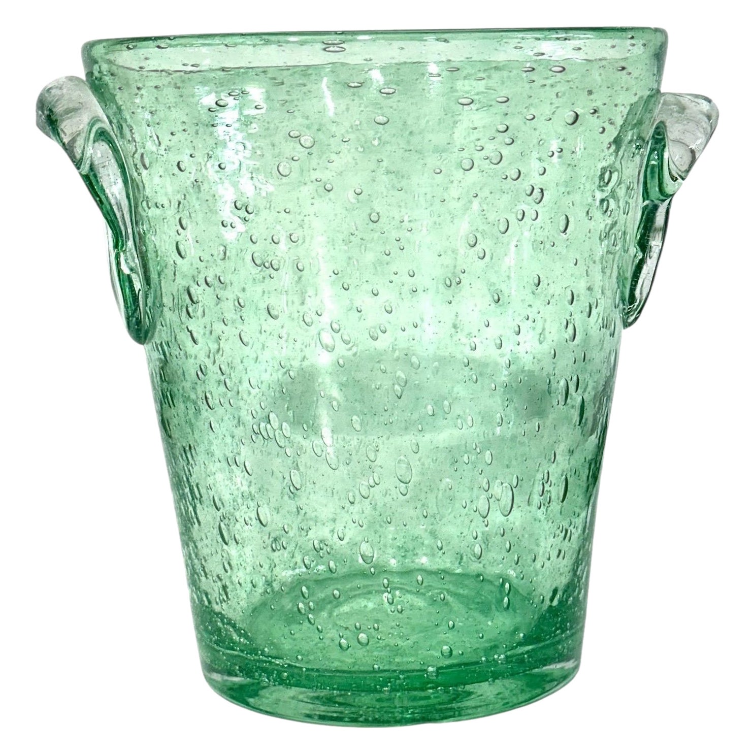Biot Bubble Glass Champagne Bucket, 20th Century For Sale