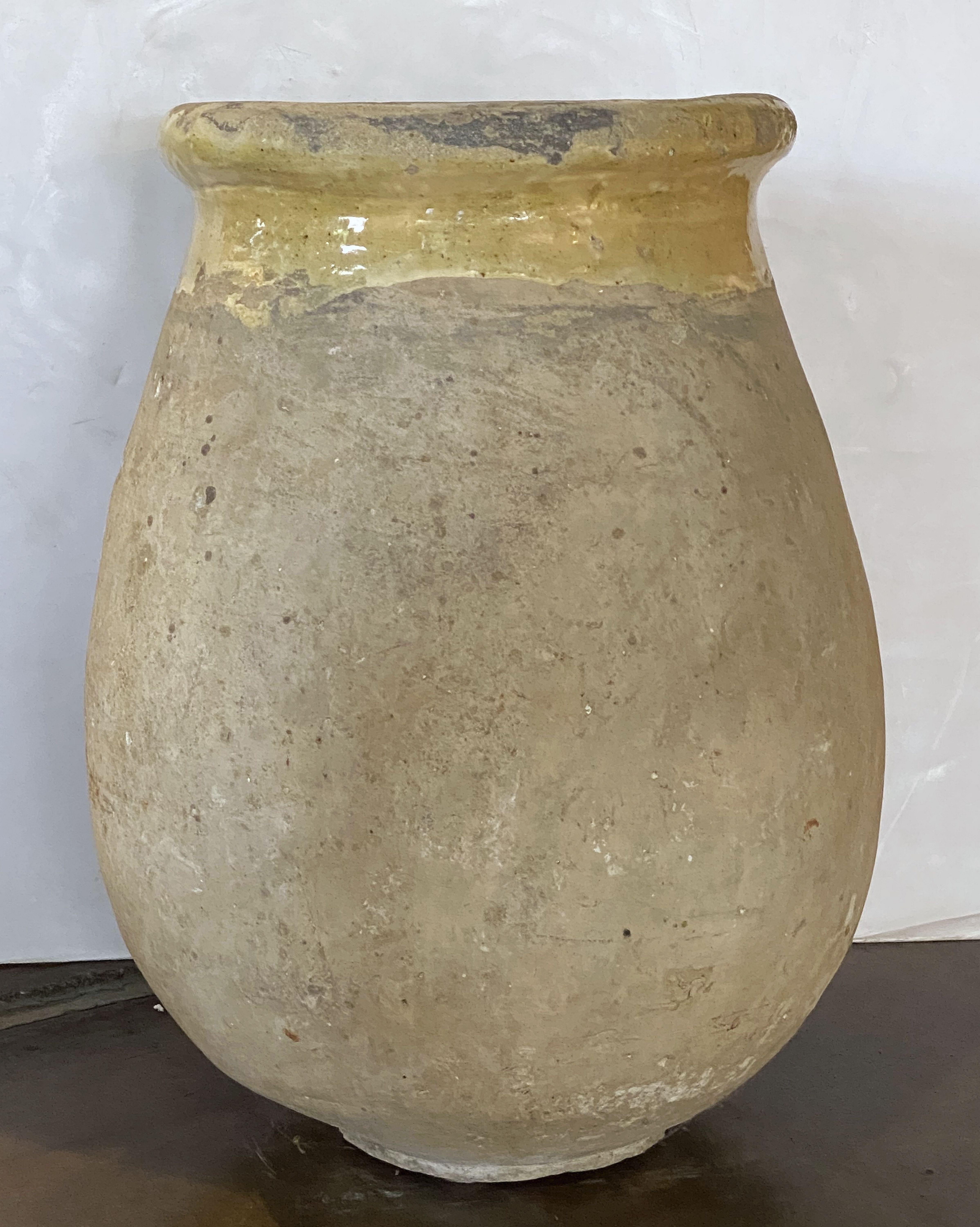 Biot Garden Urn or Oil Jar from France In Good Condition In Austin, TX