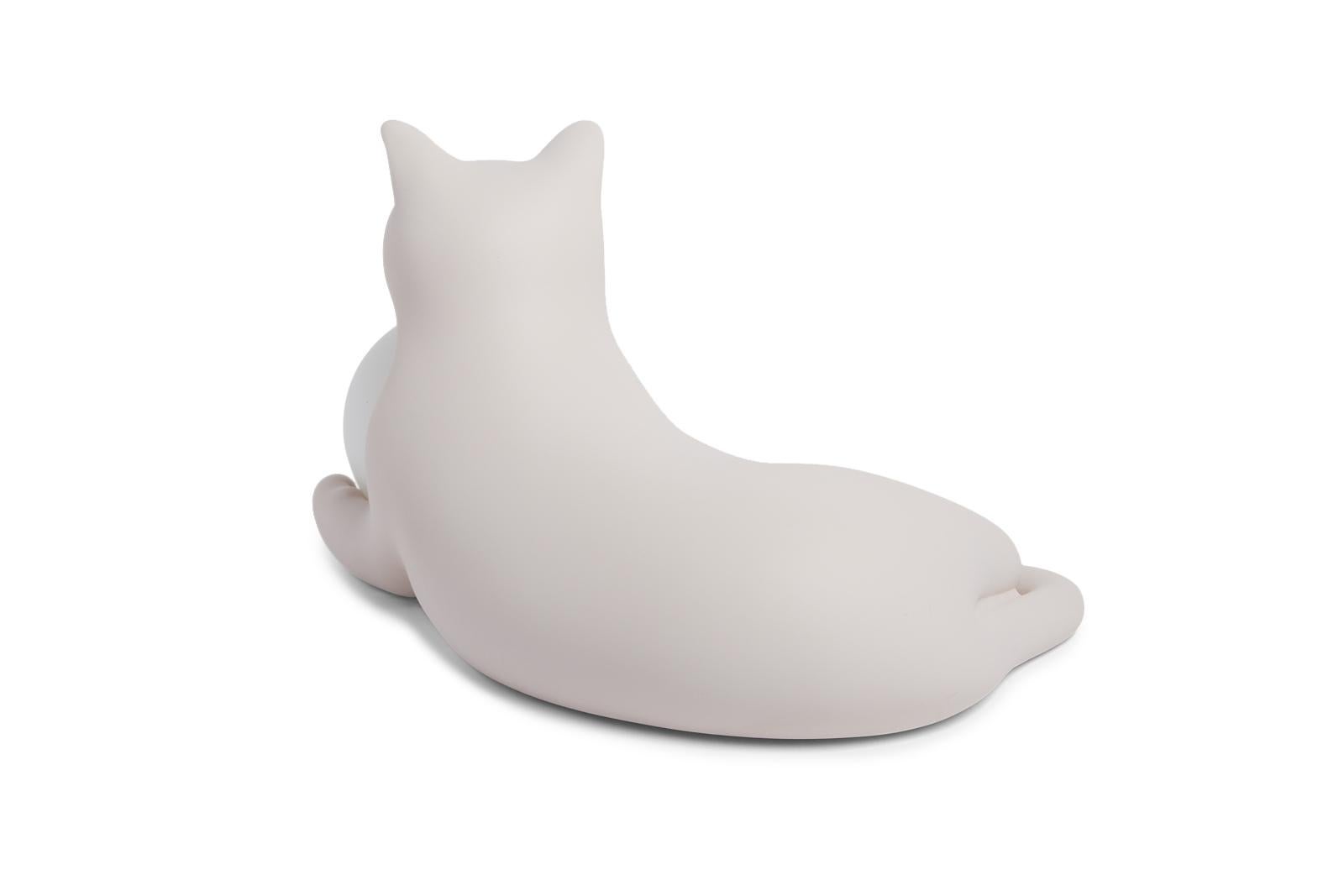 Birba Blossom Lámpara de mesa en forma de gato rosa, Pet Therapy by Atelier Biagetti Italian en venta