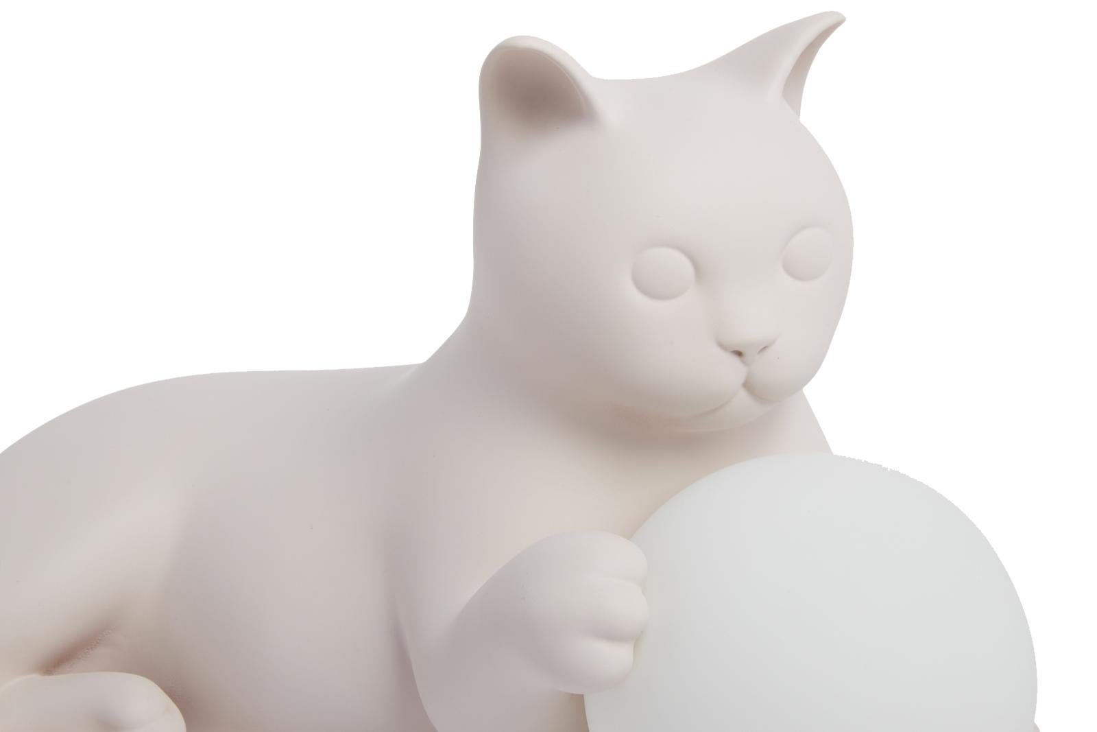 Birba Blossom Lámpara de mesa en forma de gato rosa, Pet Therapy by Atelier Biagetti en Nuevo estado para la venta en Milan, IT