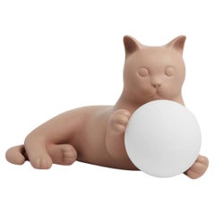 Birba Sienna Cat-Shaped Table Lamp, Pet Therapy by Atelier Biagetti