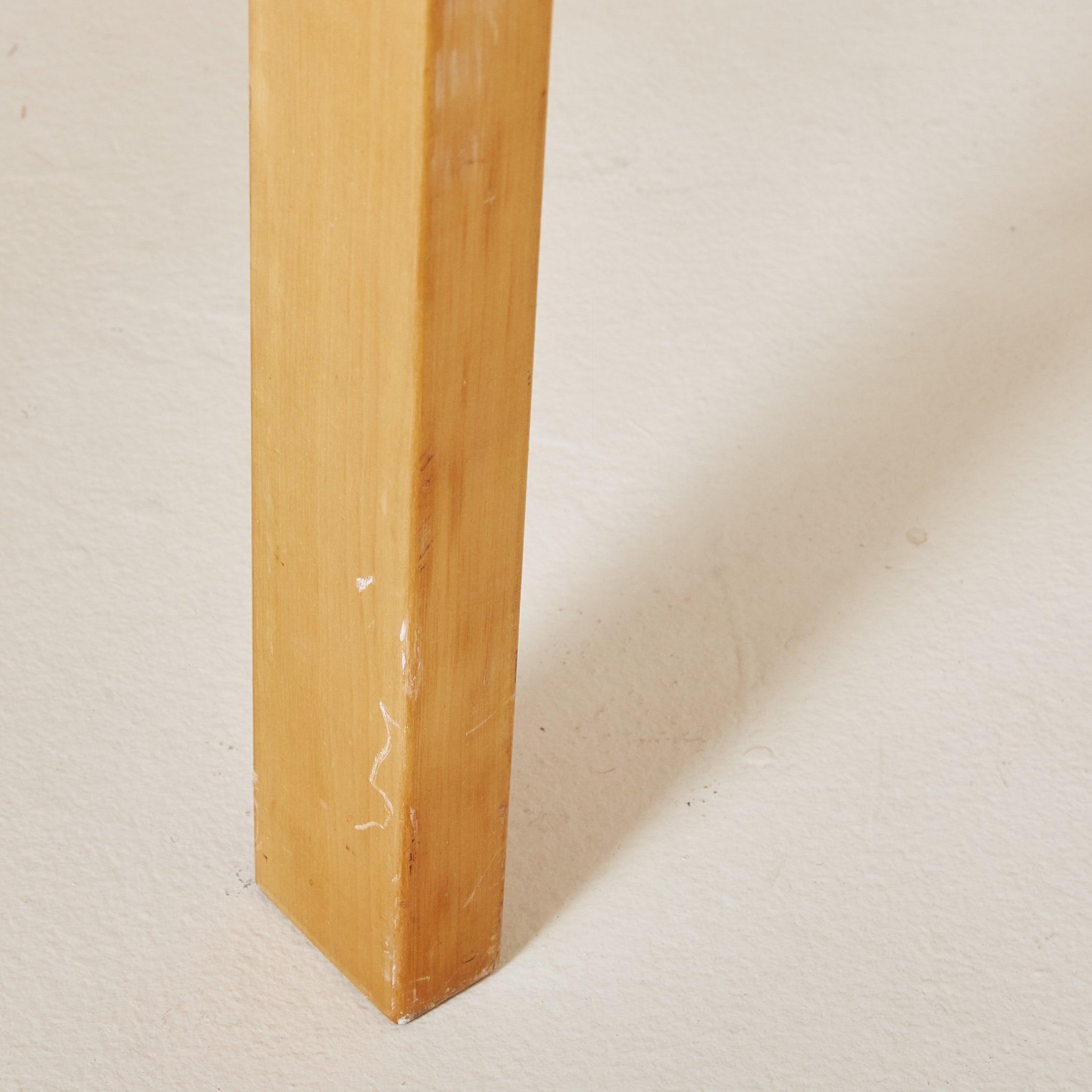 Birch + Black Linoleum ‘81B’ Dining Table by Alvar Aalto for Artek For Sale 3