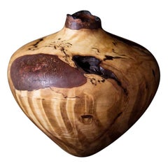 Birch Burl Vase by Vlad Droz