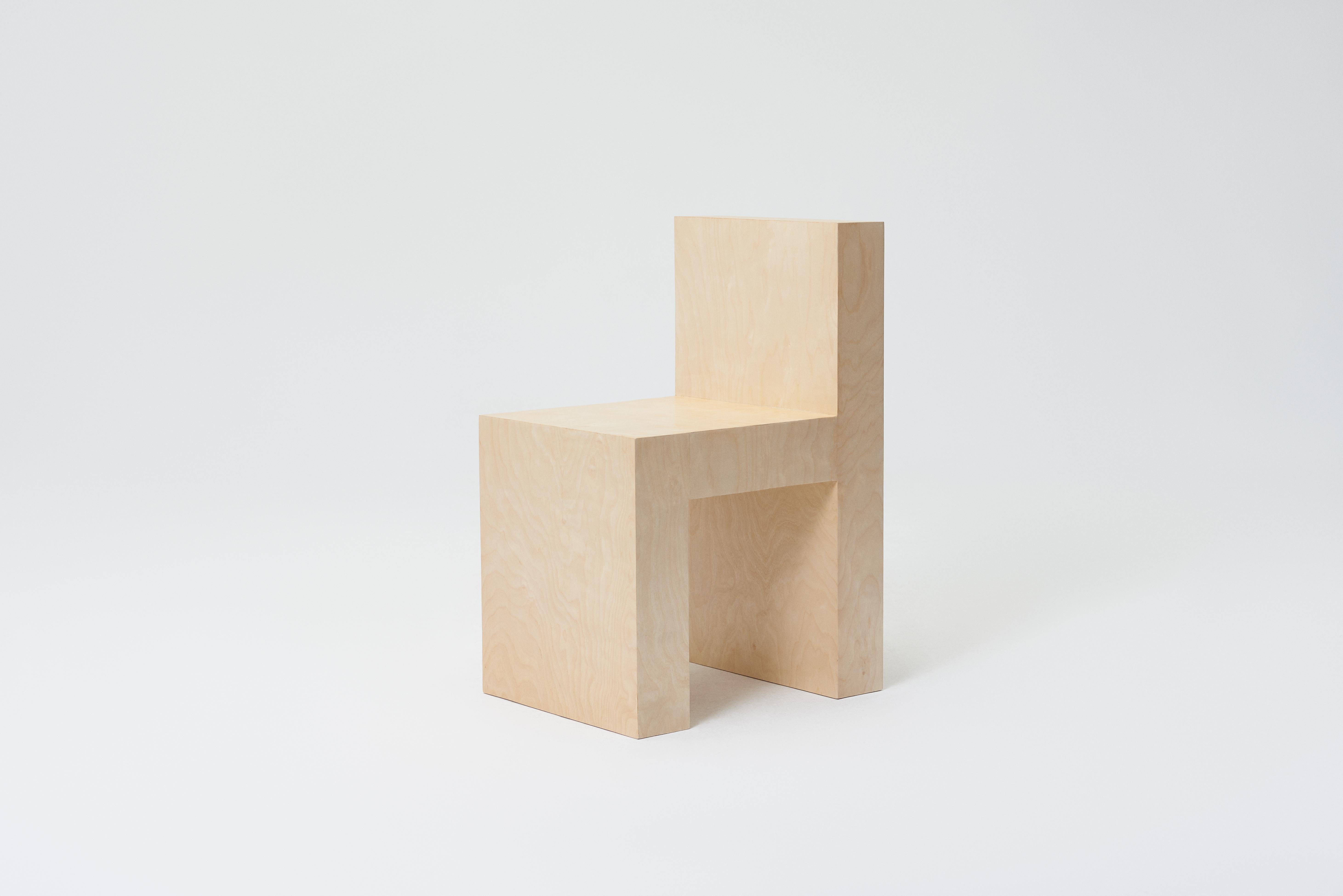 Postmoderne Chaise en bouleau de Petra Madalena en vente