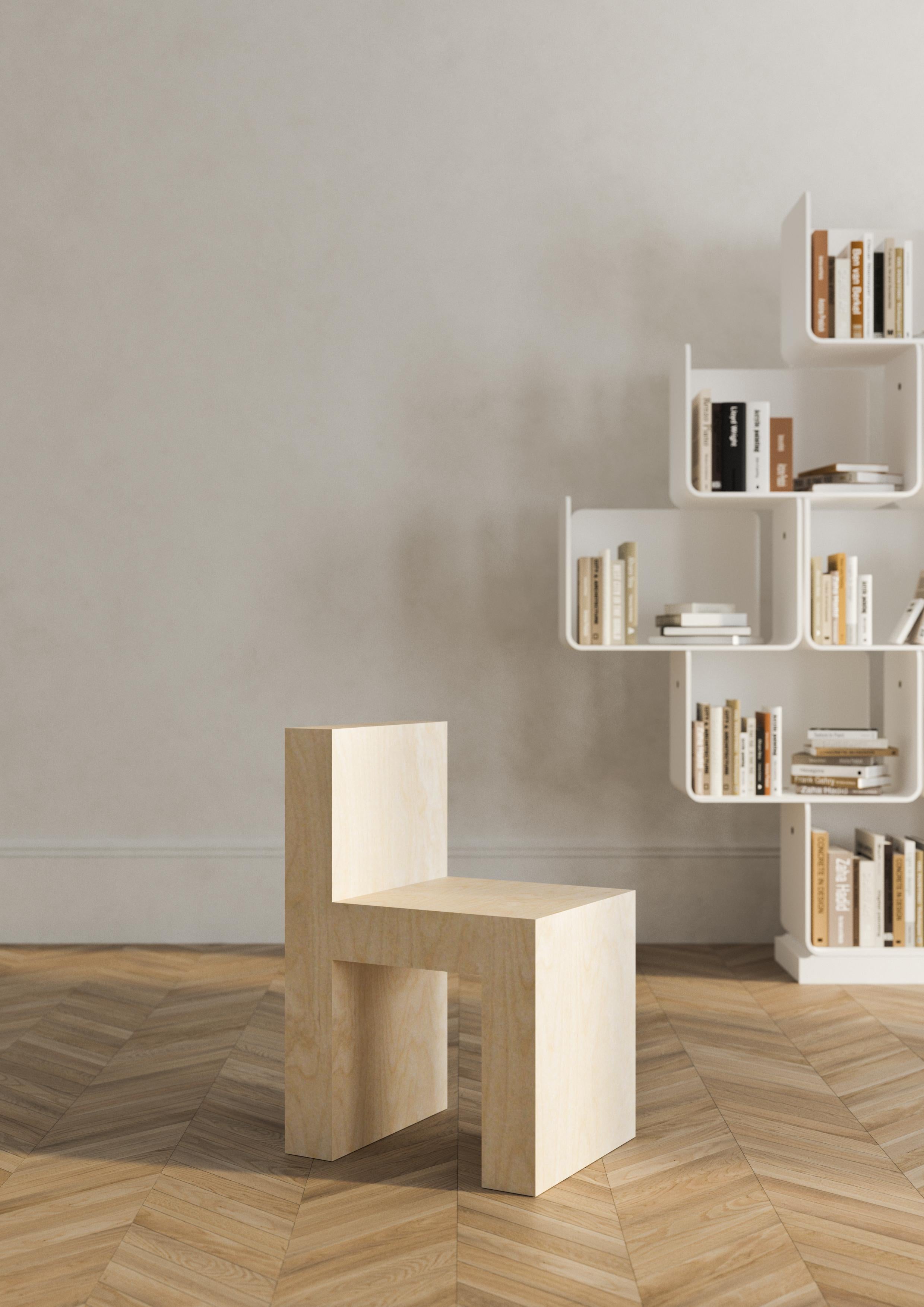 Chaise en bouleau de Petra Madalena en vente 2