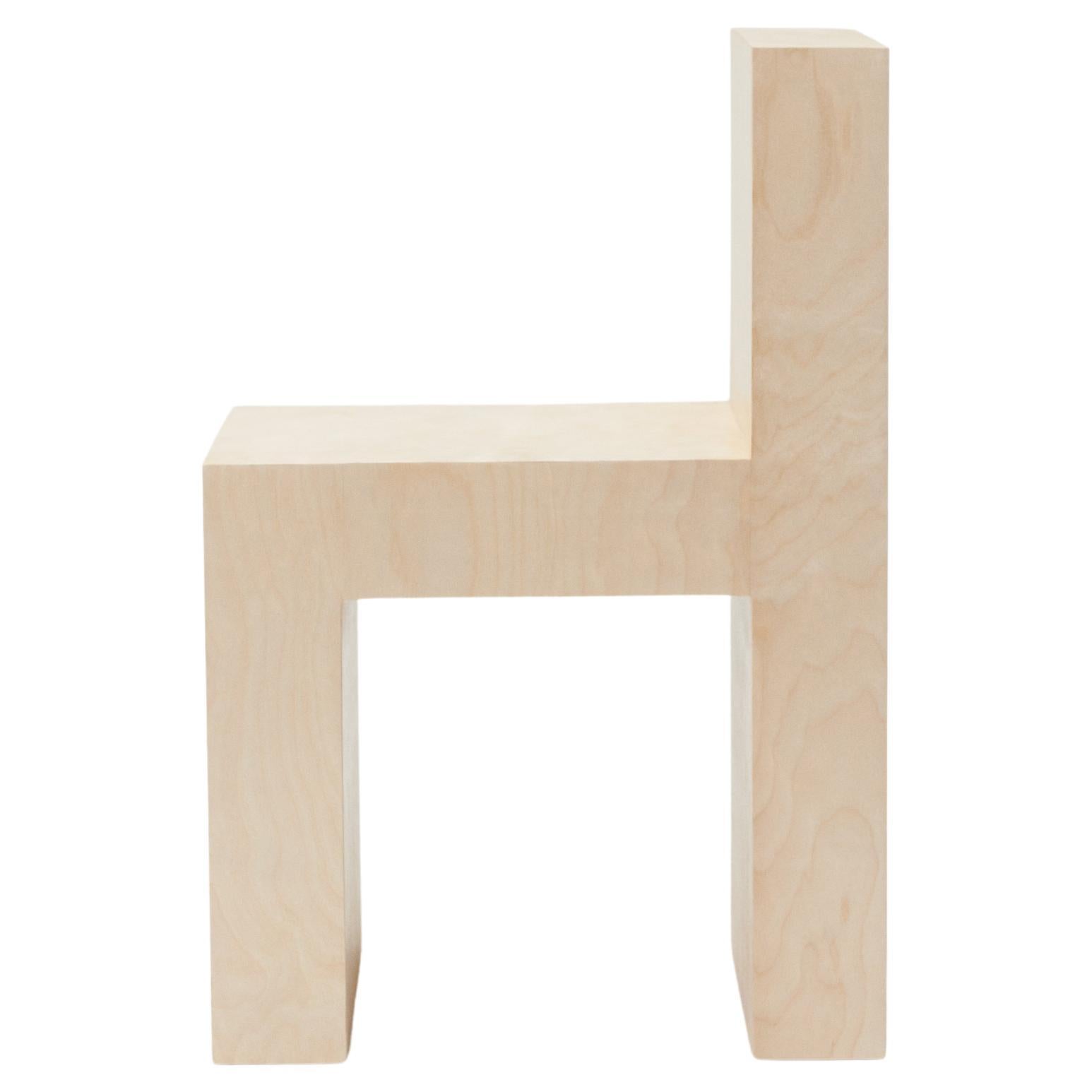 Chaise en bouleau de Petra Madalena en vente