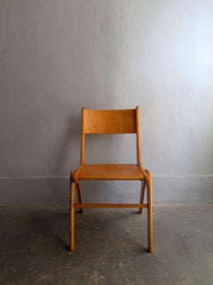 Birch Chair with Boomerang Legs