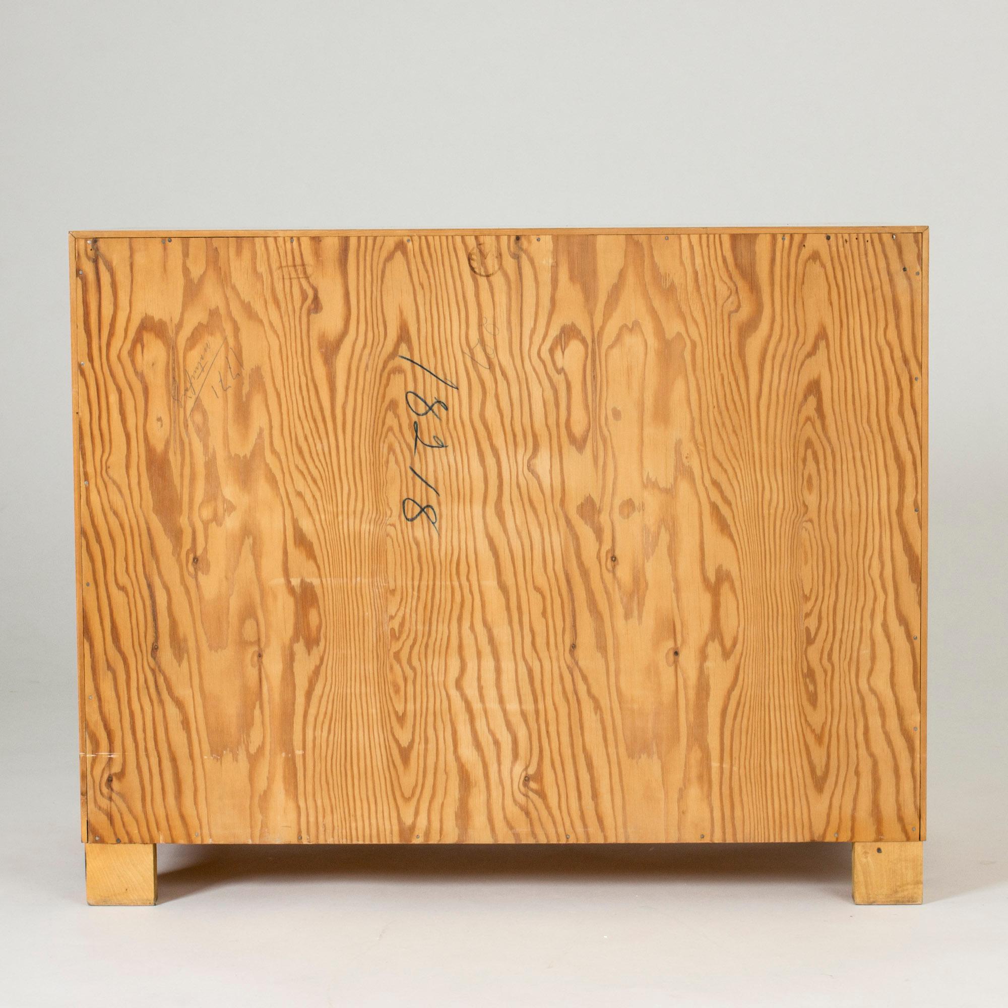 Mid-20th Century Birch Chest of Drawers by Axel Larsson