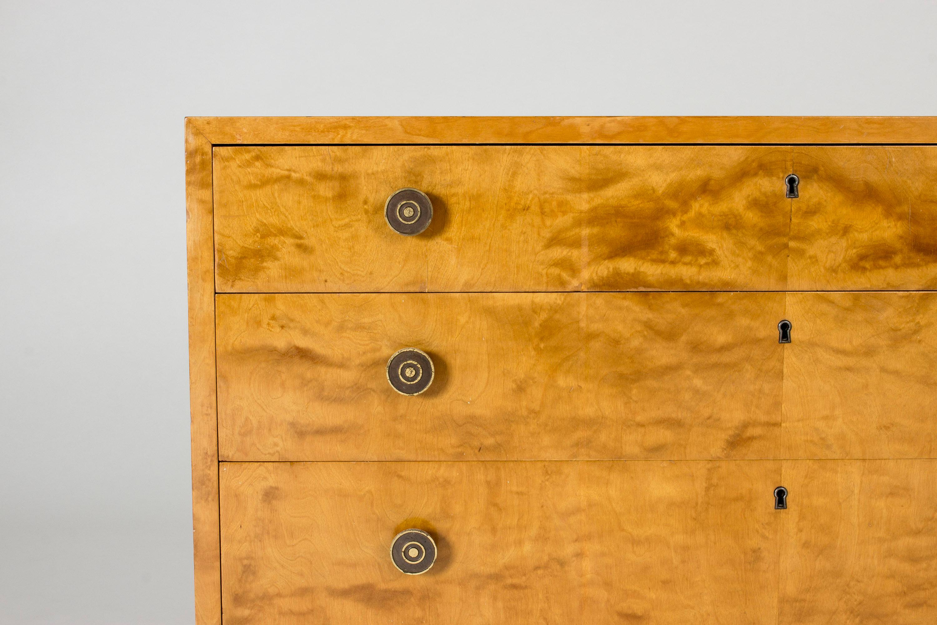 Mid-20th Century Birch Chest of Drawers by Otto Schulz