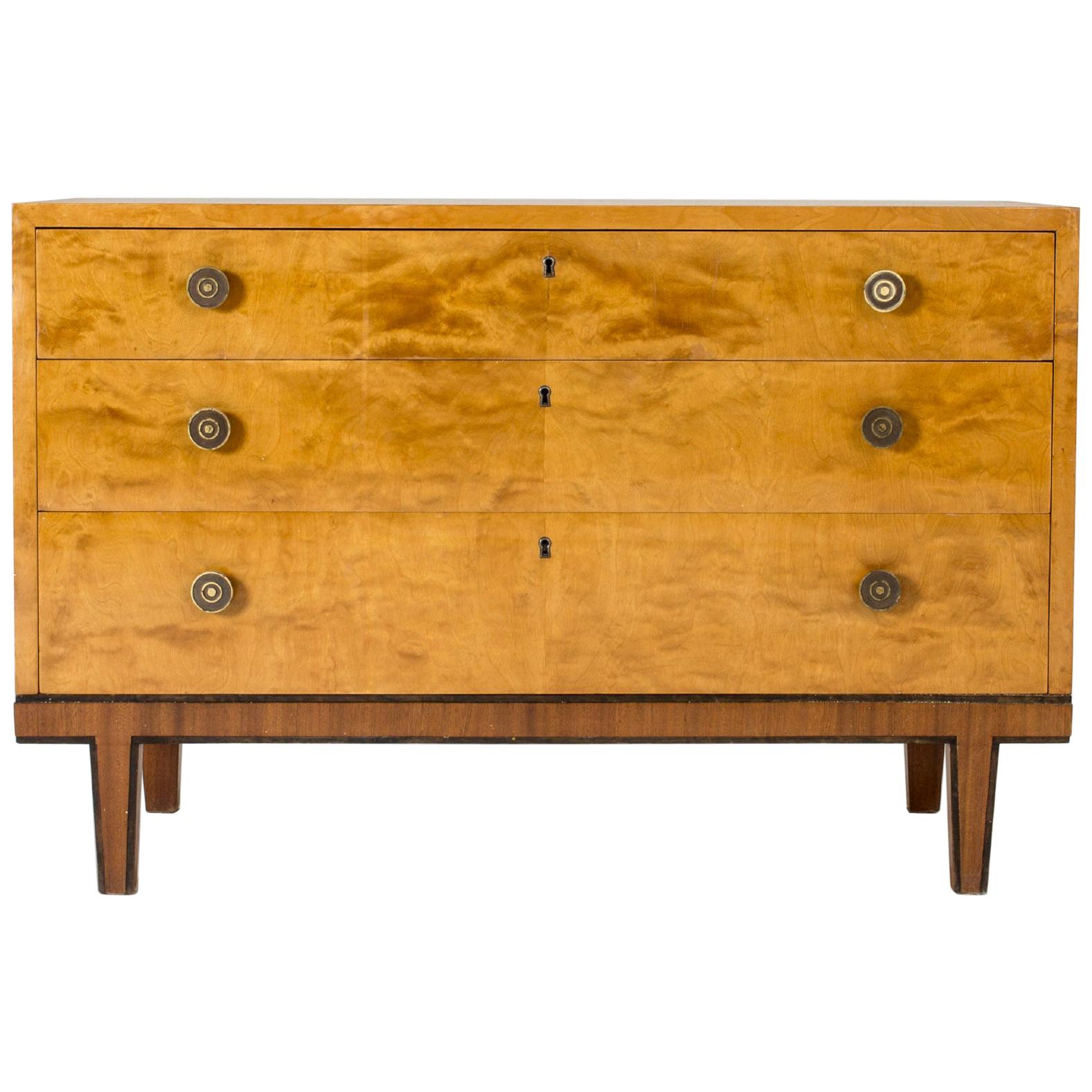 Birch Chest of Drawers by Otto Schulz