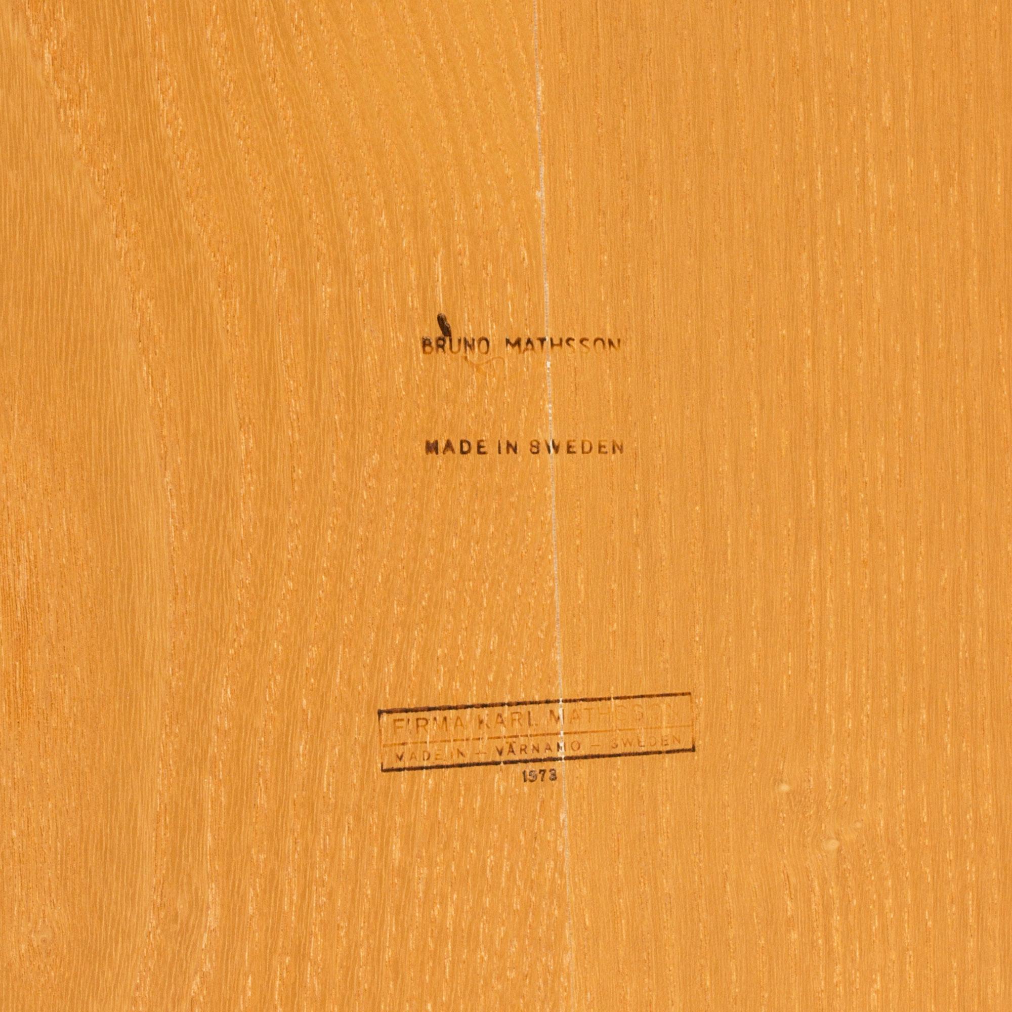 Couchtisch aus Birkenholz von Bruno Mathsson, Karl Mathsson, Schweden, 1973 im Angebot 2