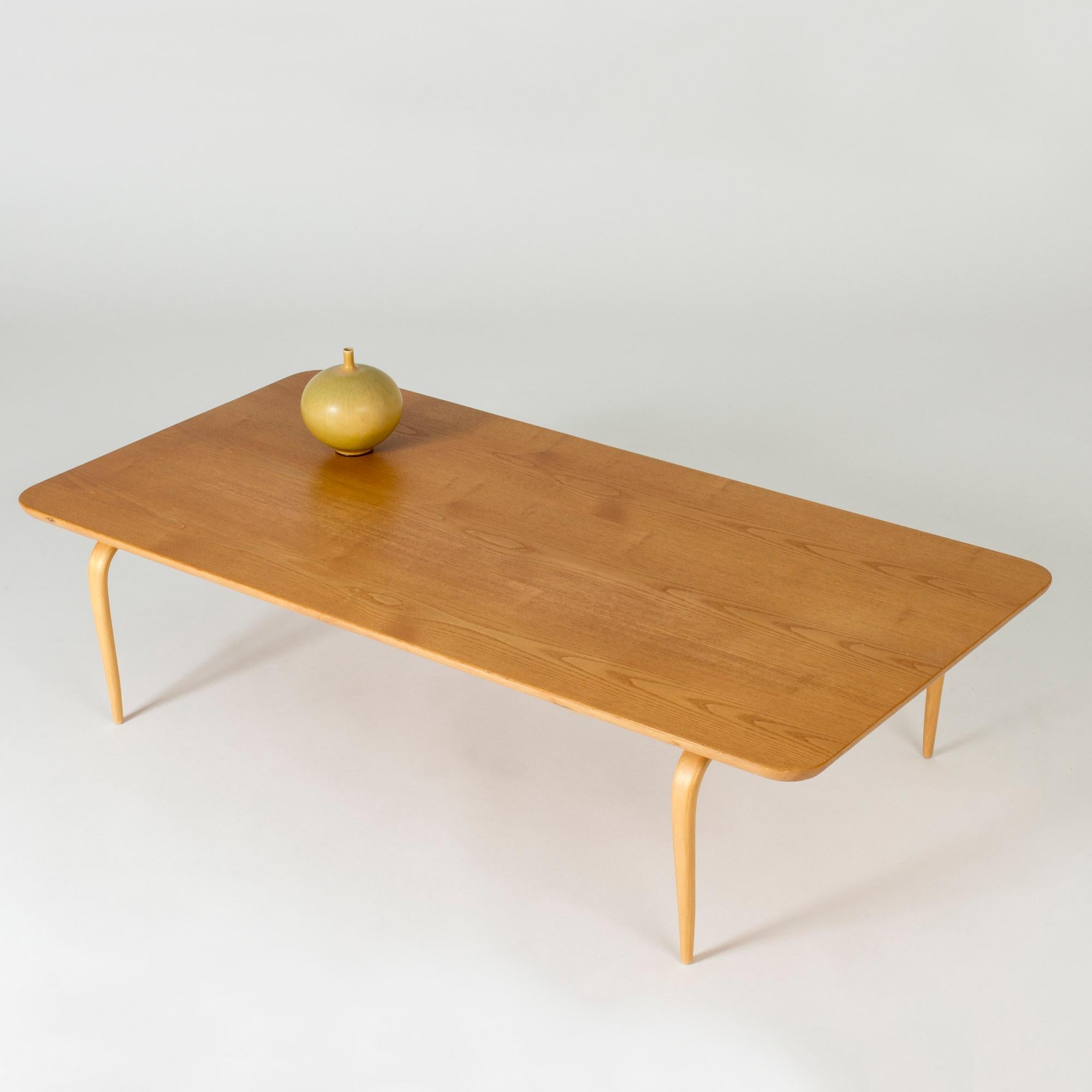Birch Coffee Table by Bruno Mathsson, Karl Mathsson, Sweden, 1973 For Sale 3