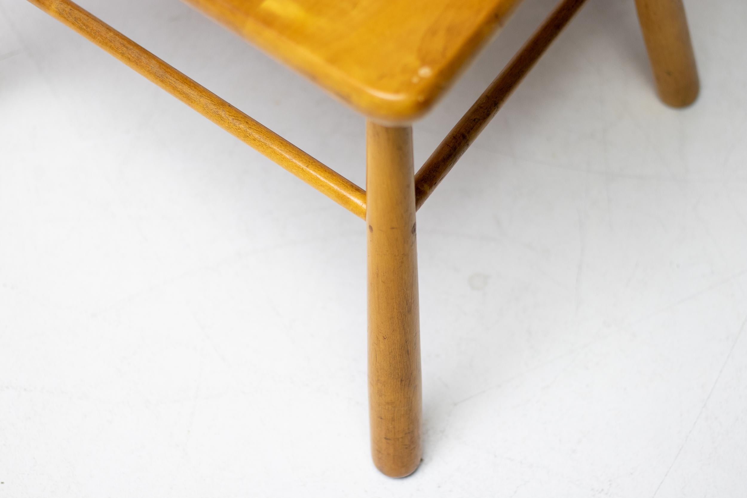 Birch Danish Arm Chair For Sale 2