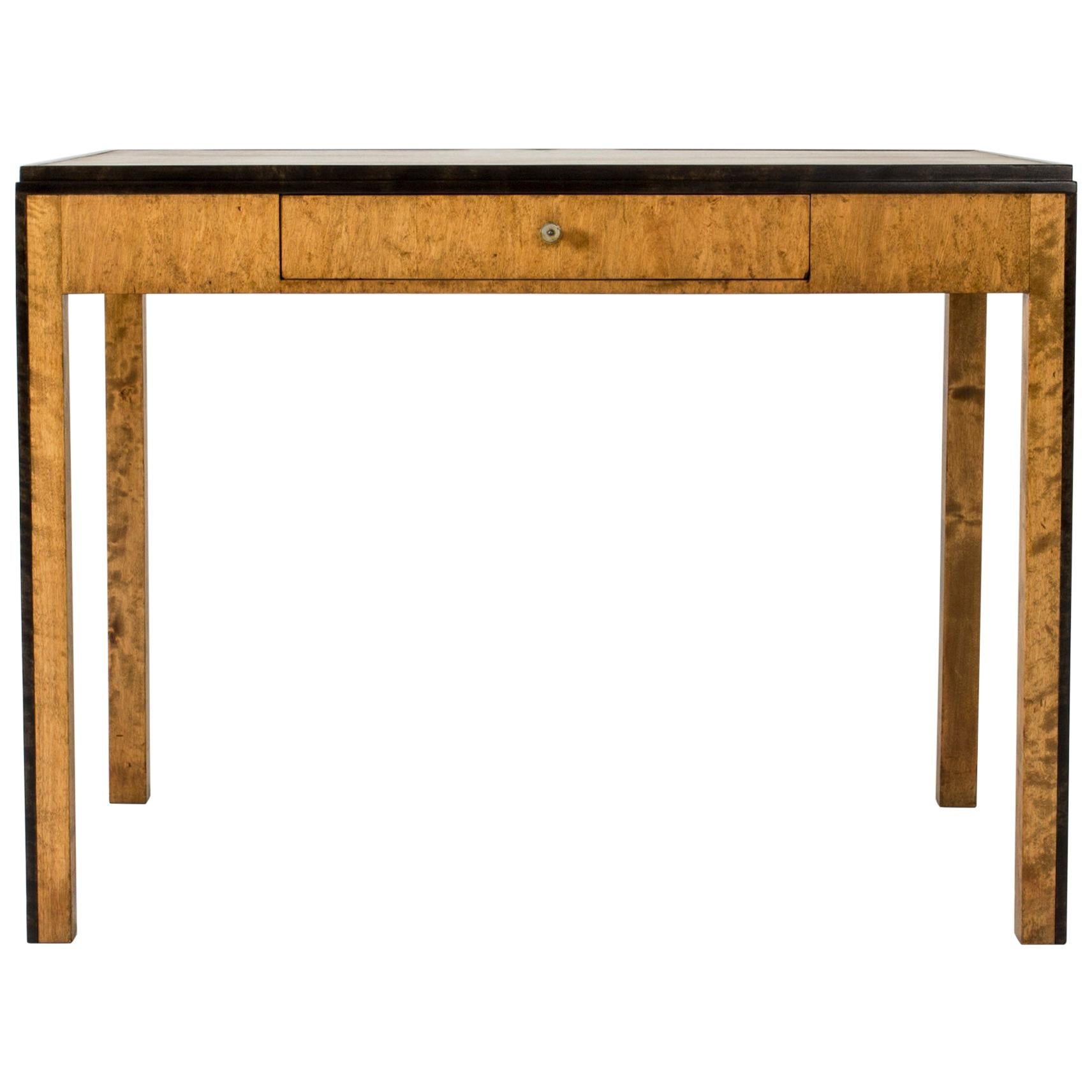 Birch Desk "Sara" Designed by Axel-Einar Hjorth for Nordiska Kompaniet, 1930