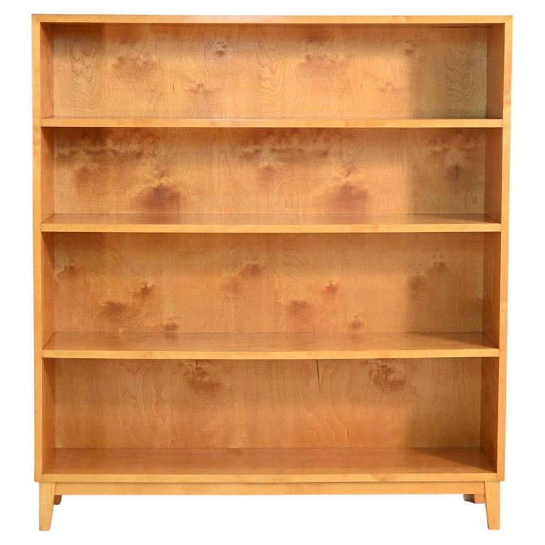 Birch Floor Bookcase, Original Vintage For Sale at 1stDibs