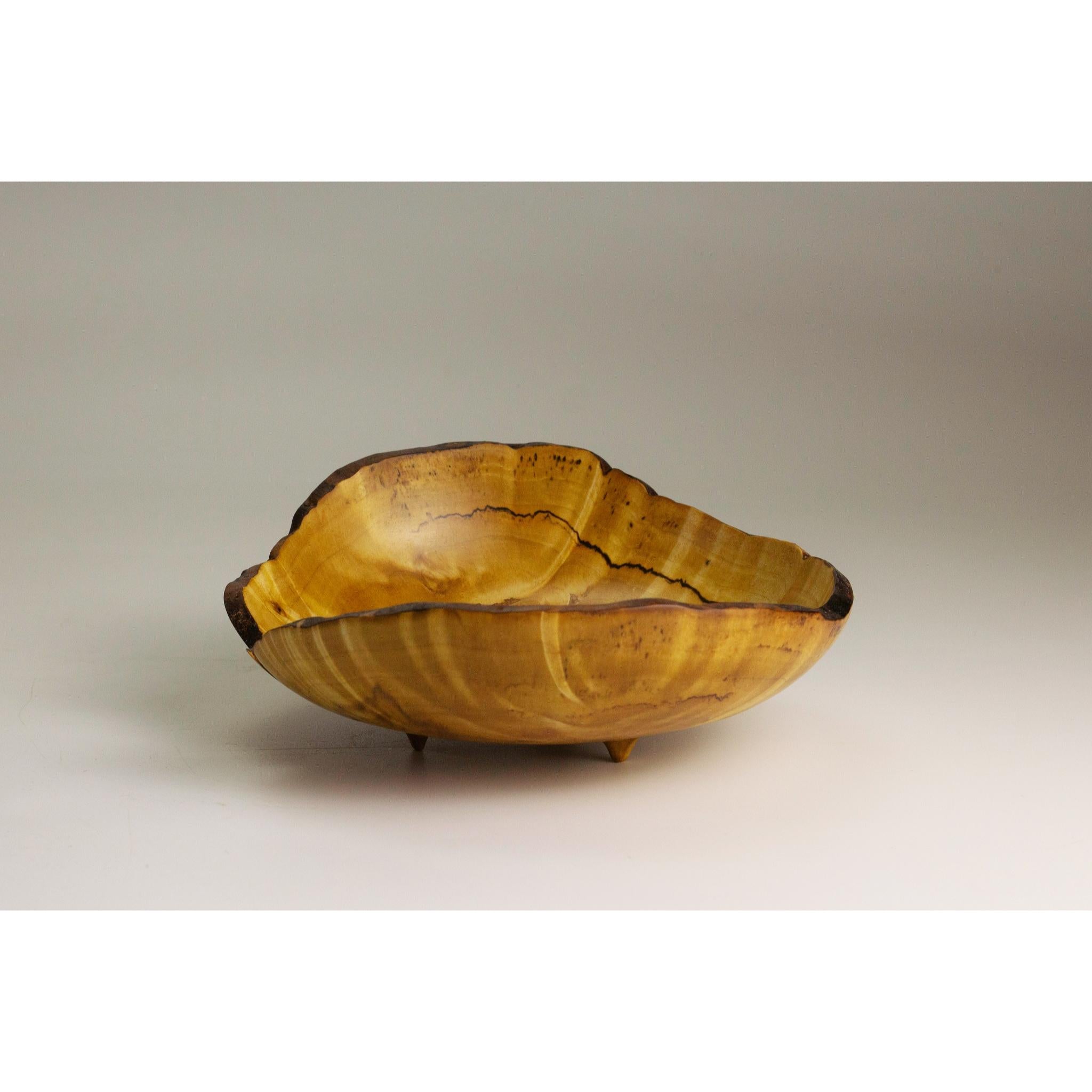 Russian Birch Onion Skin Burl Bowl by Vlad Droz For Sale