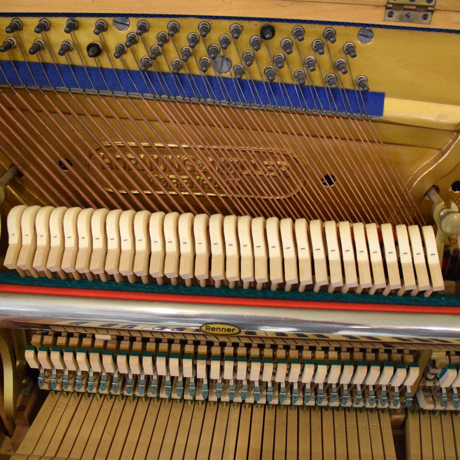 Mid-20th Century Birch Piano by Kaj Gottlob for Hornug & Møller