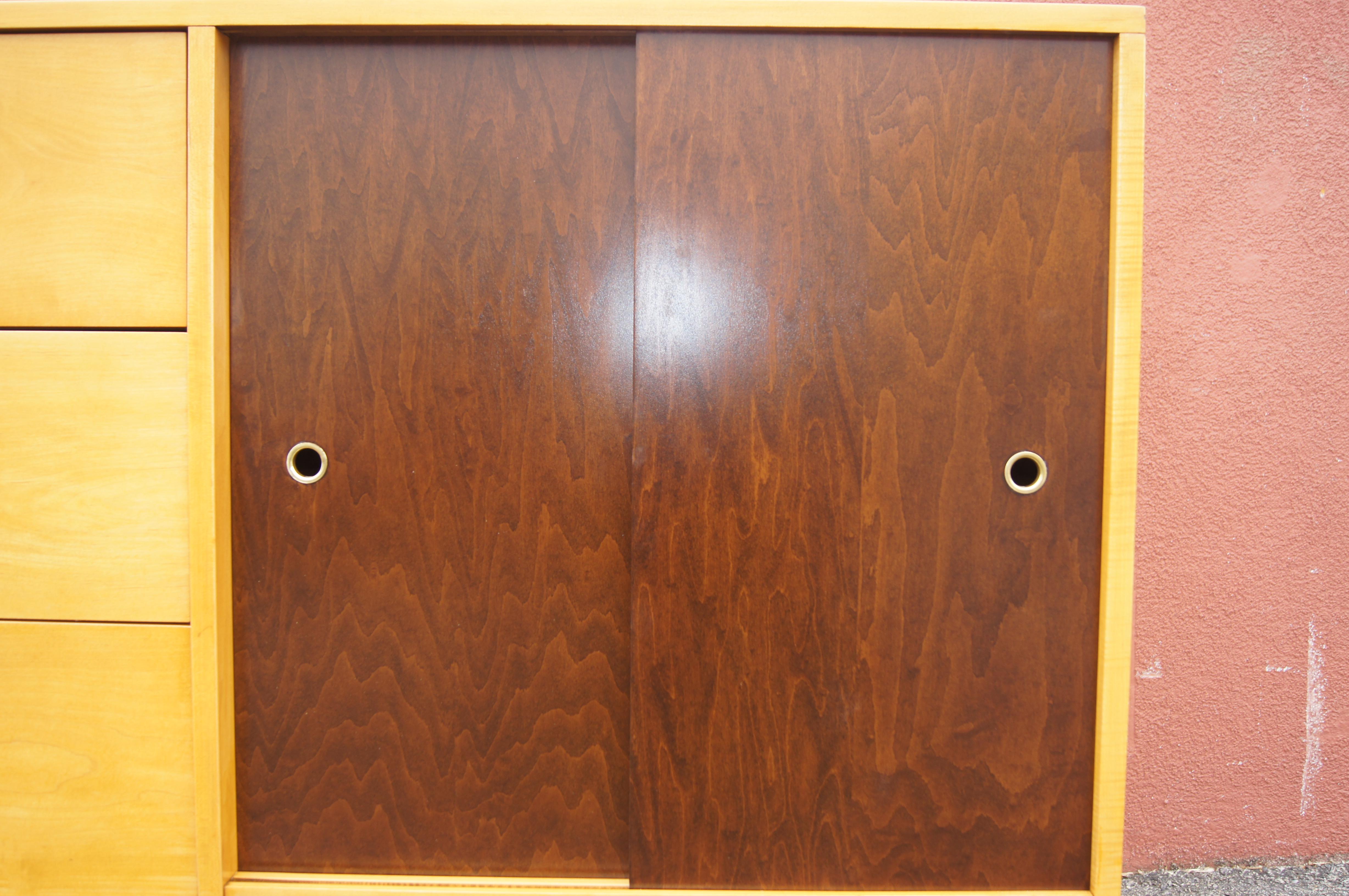 Birch Planner Group Cabinet by Paul McCobb for Winchendon In Good Condition In Dorchester, MA