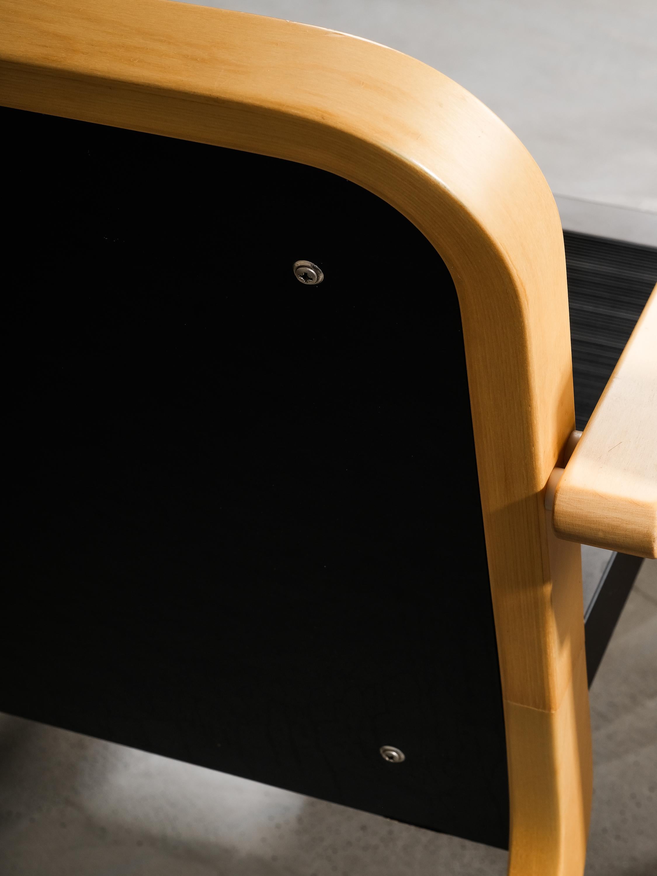 Birch & Plastic Armchairs Model 420 by Ben af Schultén for Artek 12