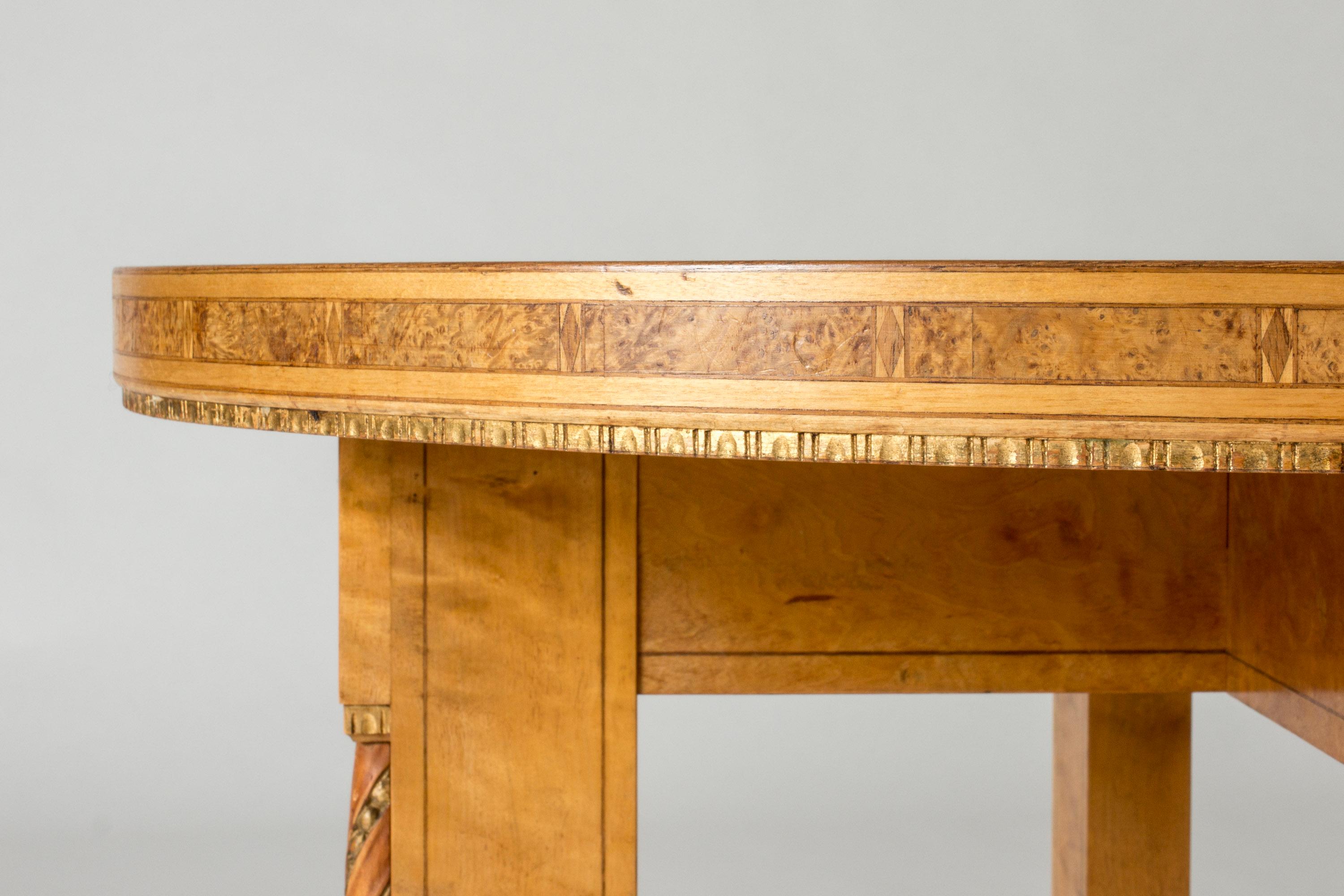 Birch Root Occasional Table by Otto and David Wretling, Sweden, 1920s In Good Condition In Stockholm, SE