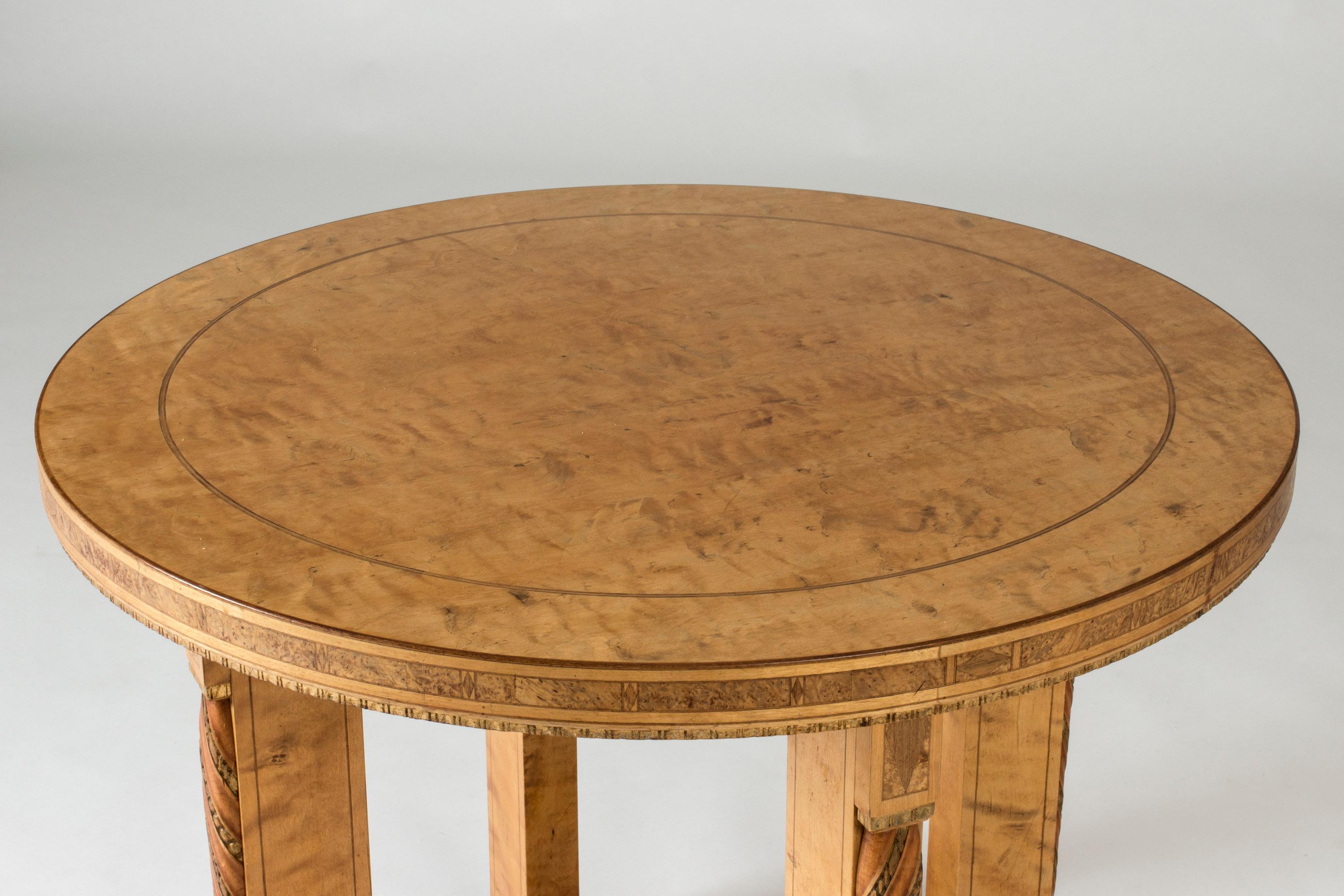 Birch Root Occasional Table by Otto and David Wretling, Sweden, 1920s 2