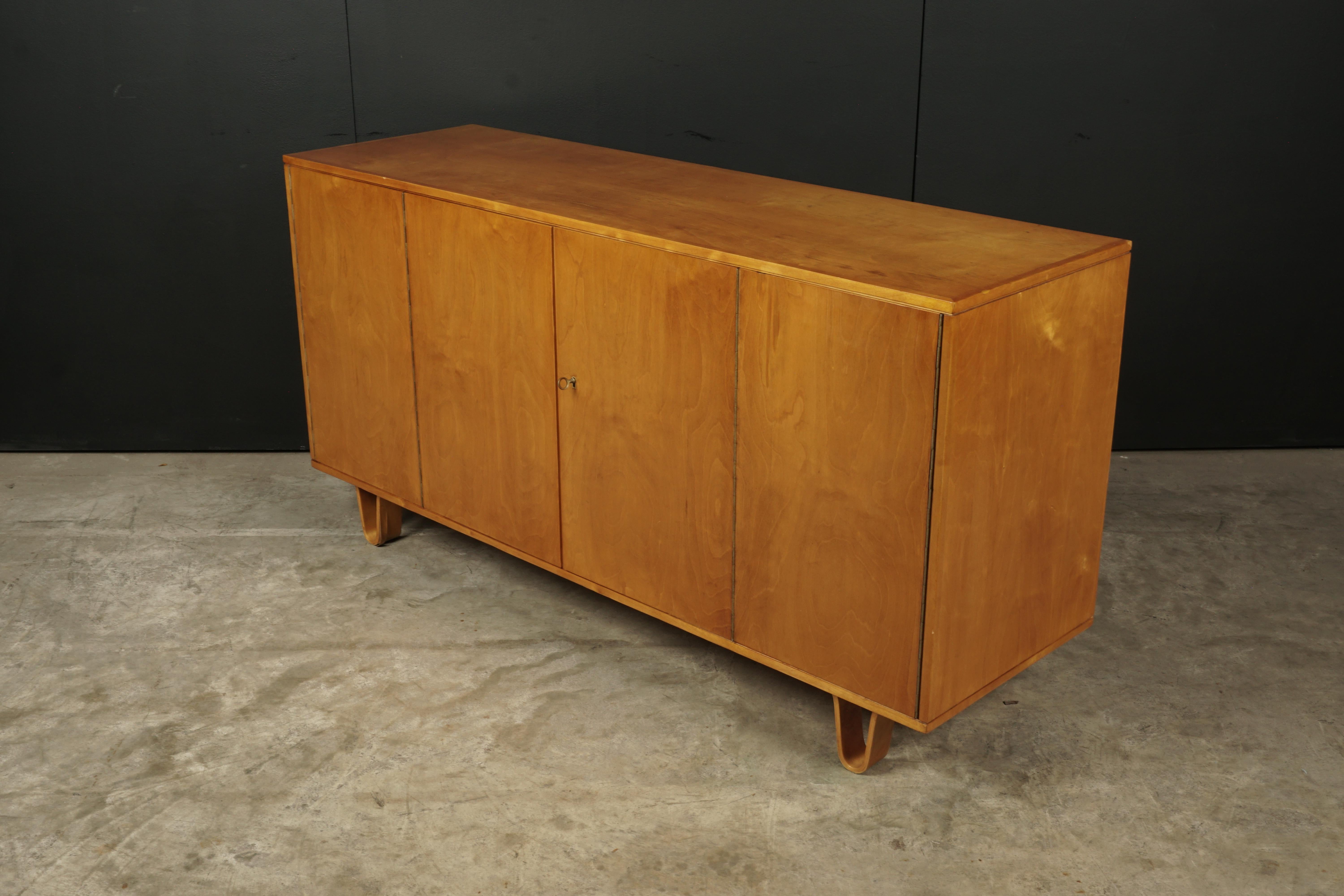 Mid-20th Century Vintage Birch Series Sideboard by Cees Braakman for Pastoe, Holland, 1950s