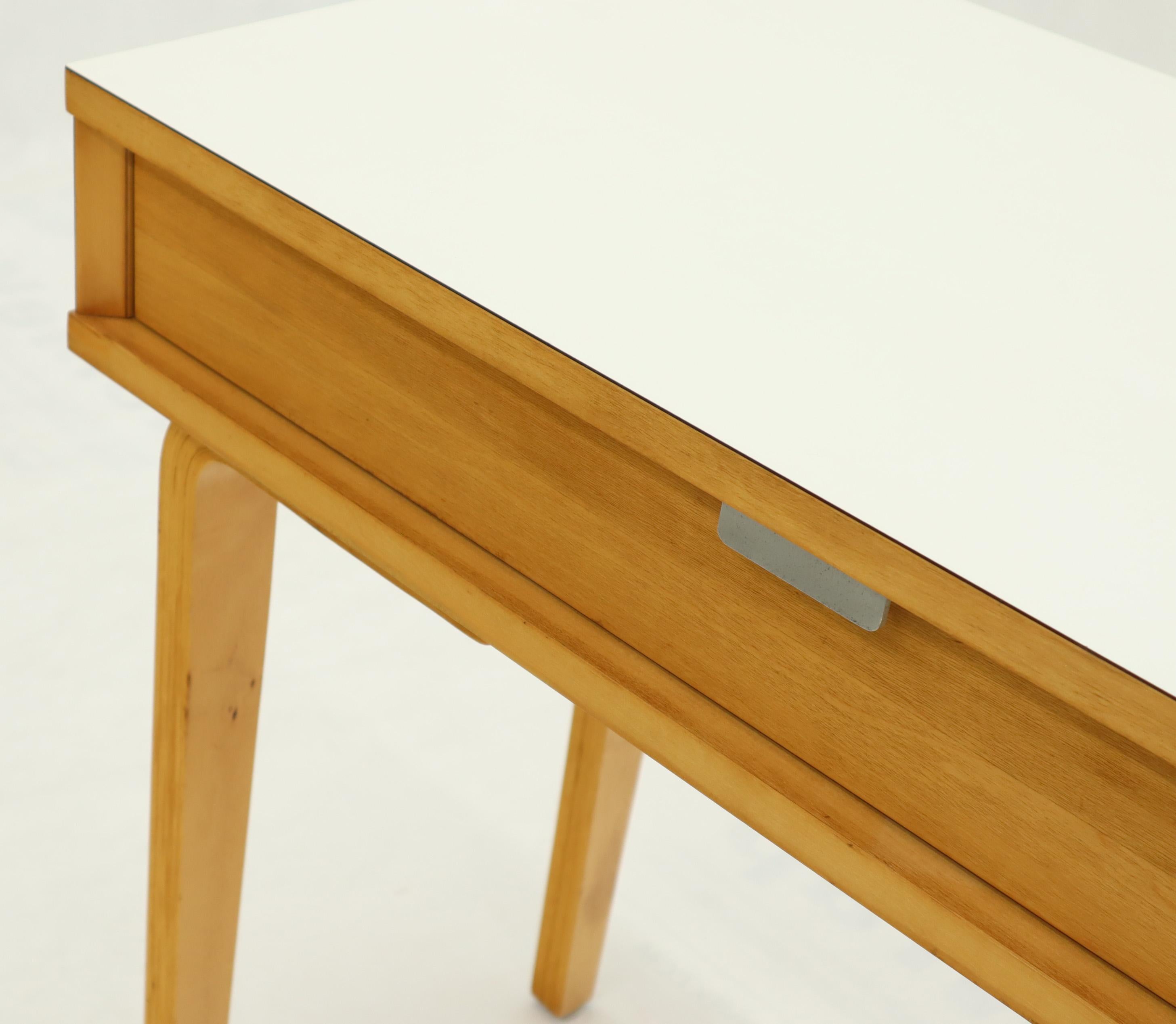 Birch Small Desk or Console Table by Thonet 1
