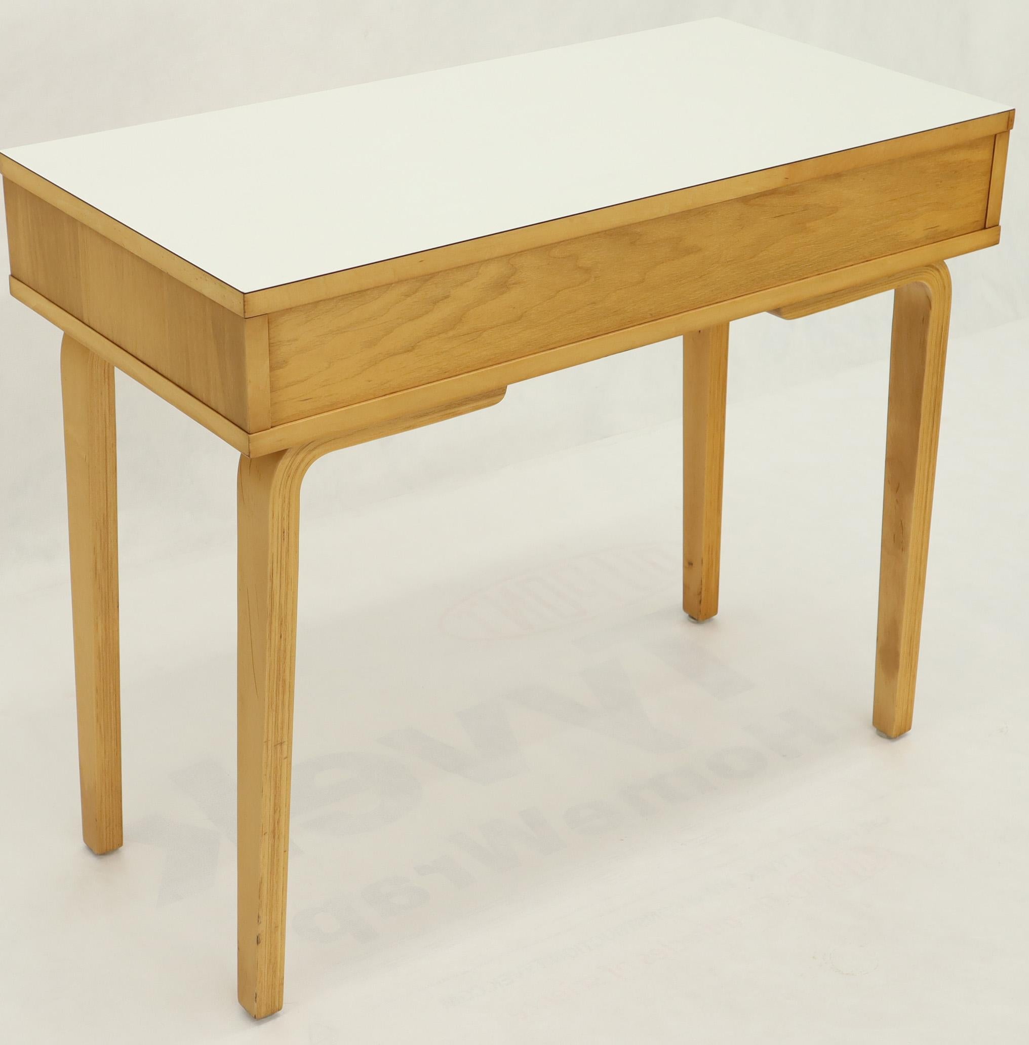 Birch Small Desk or Console Table by Thonet 3
