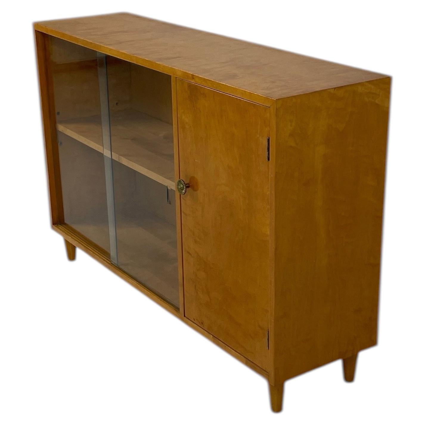 Birch Storage Cabinet by Häkli, Finland, 1950s For Sale