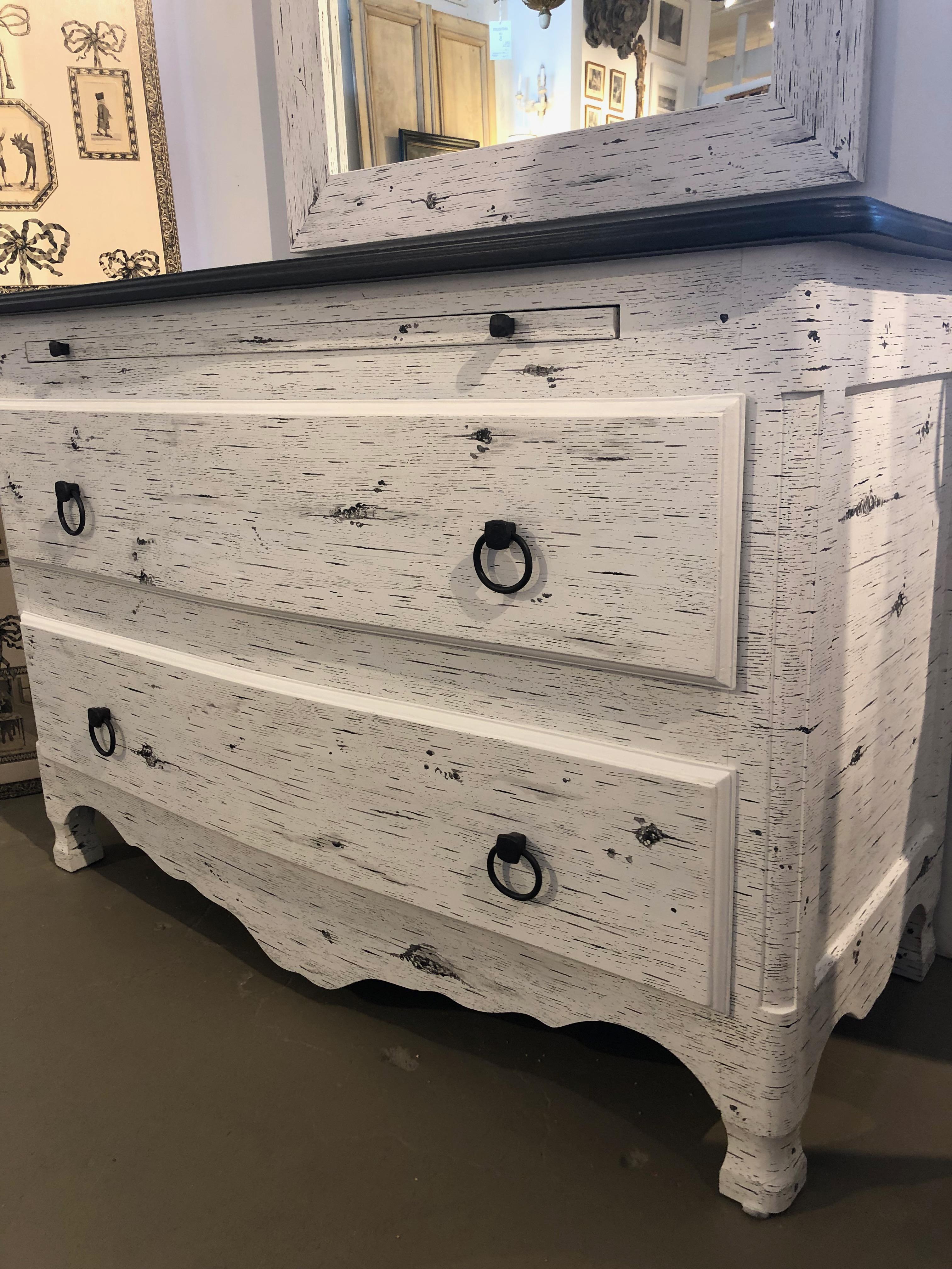 Birch Two-Drawer Chest with Slide For Sale 2