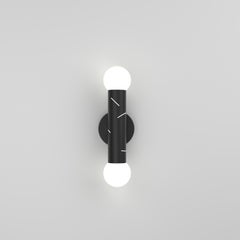 Birch Wall Light, 2 Globes, by Atelier Areti