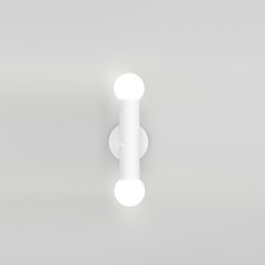 Birch Wall Light, 2 Globes, by Atelier Areti