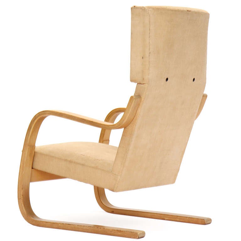 Laminated Birch Wingback Lounge Chair by Alvar Aalto for Artek For Sale