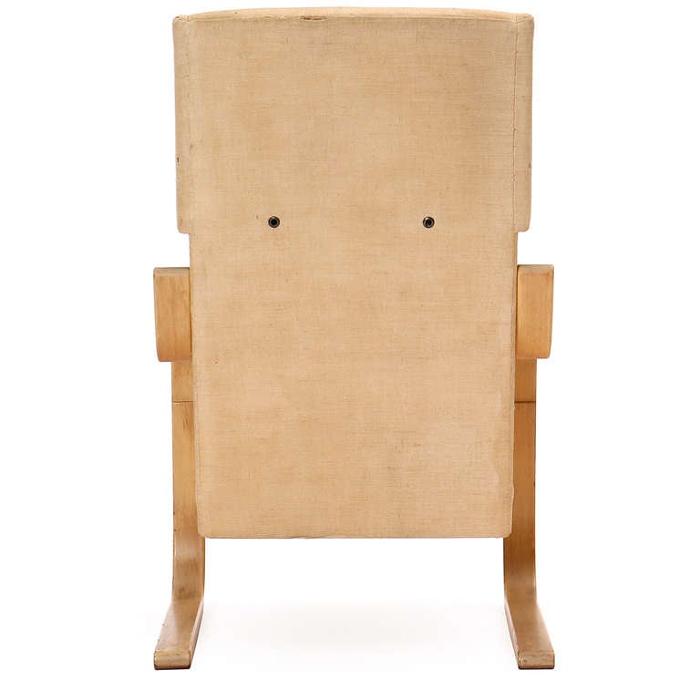 Birch Wingback Lounge Chair by Alvar Aalto for Artek In Good Condition For Sale In Sagaponack, NY