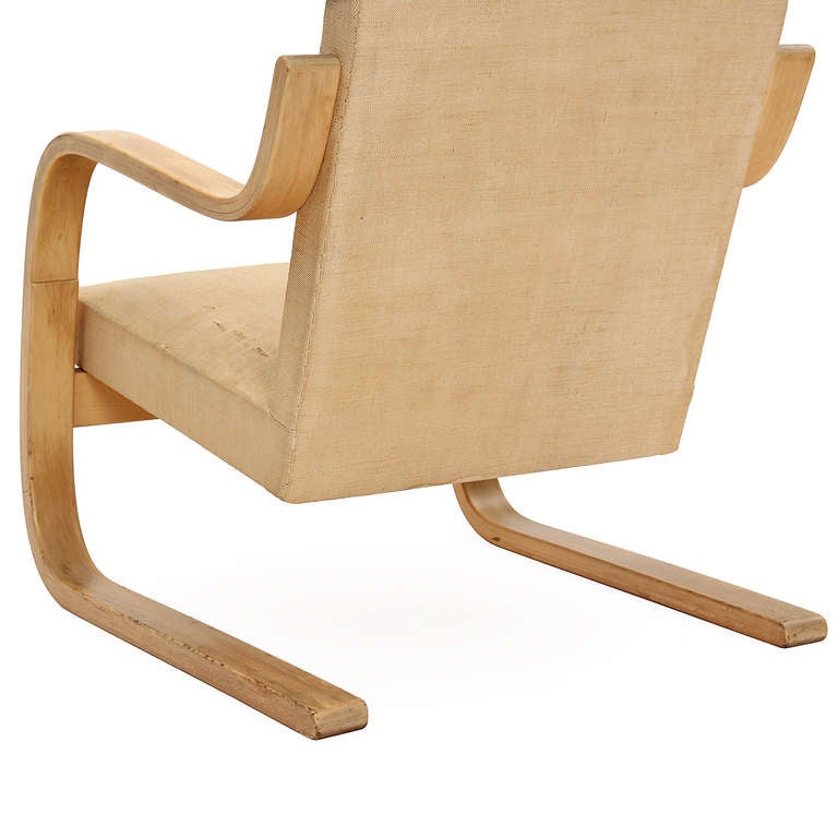Birch Wingback Lounge Chair by Alvar Aalto for Artek For Sale 1