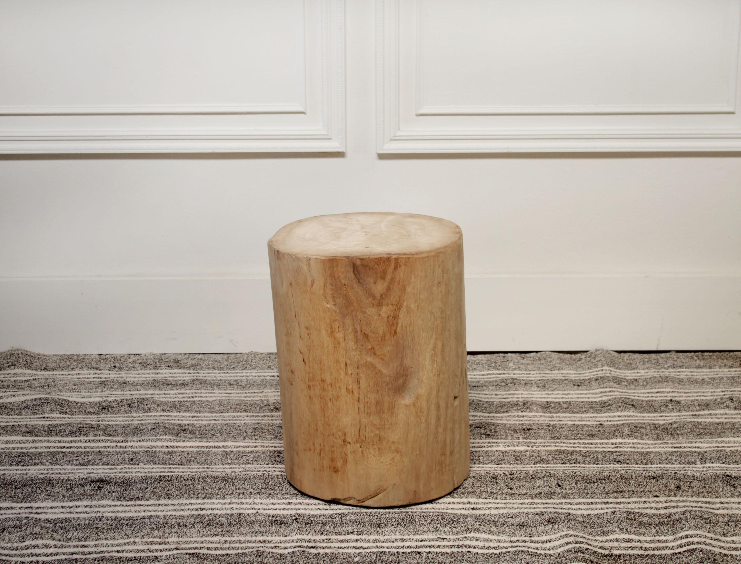 Birch Wood Tree Stump Base for Side Table or Stool at 1stDibs birch