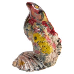 Noa Chernichovsky Bird 2 - Figurative Ceramic Sculpture 