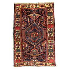 Bird Bakhtiari Rug, c. 1940's