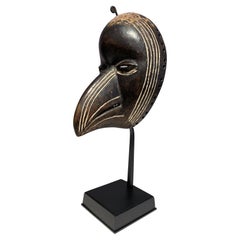 Maschera a becco d'uccello della tribù Dan Costa d'Avorio Liberia Diomandé African Tribal Art